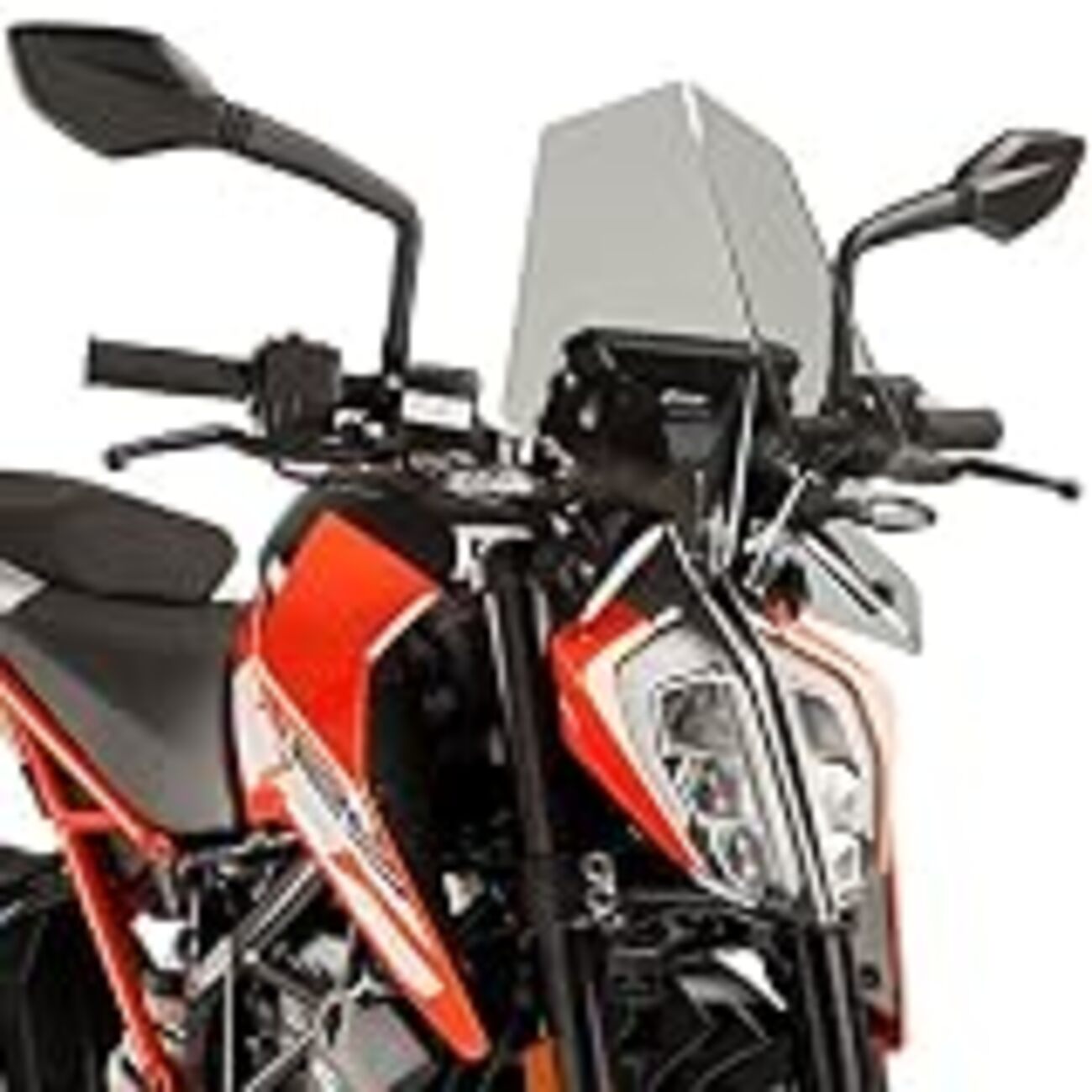 簡単】新型 KTM DUKE 390 にウィンドスクリーンを付けてみた - 二輪日 