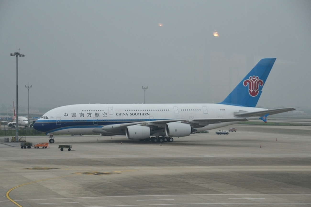 中国南方航空のA380に乗りたくて広州まで来たのに突然の機材変更