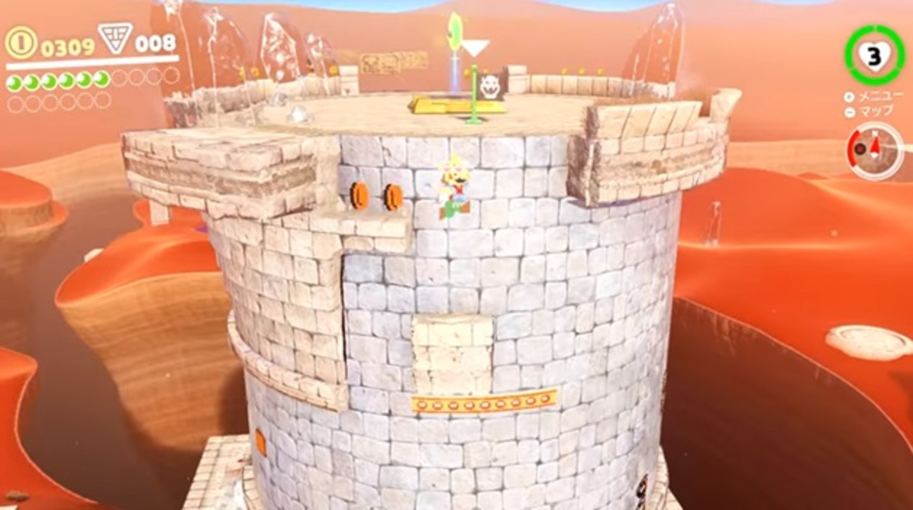砂の国 アッチーニャの全パワームーンマップ - スーパーマリオ オデッセイ攻略ガイド