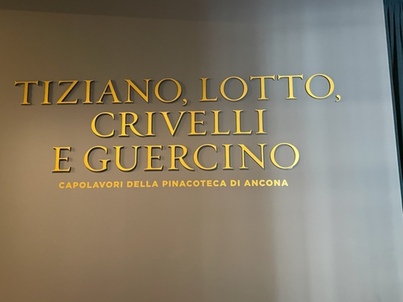 2025初夏のイタリア旅行（21）ローマ「TIZIANO, LOTTO, CRIVELLI E