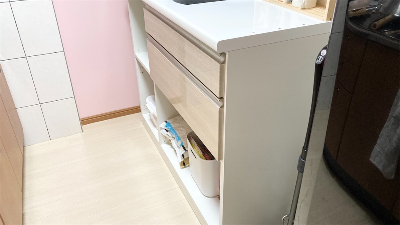 さらに分解】半分にした食器棚をさらに分解して、使いやすい食器棚を 