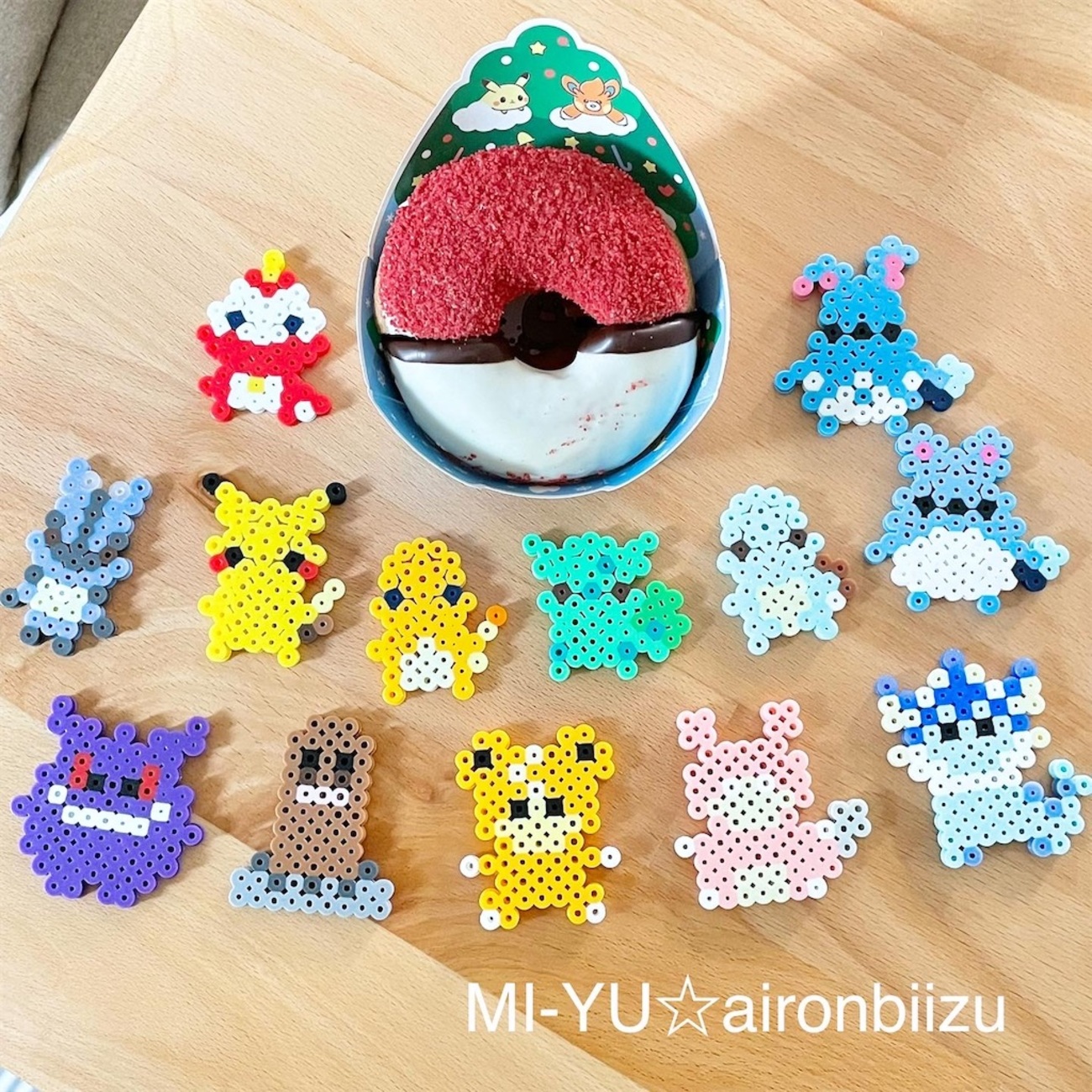 アイロンビーズとポケモンとミスド⭐︎ | 40代保育士ママ☆みーゆの