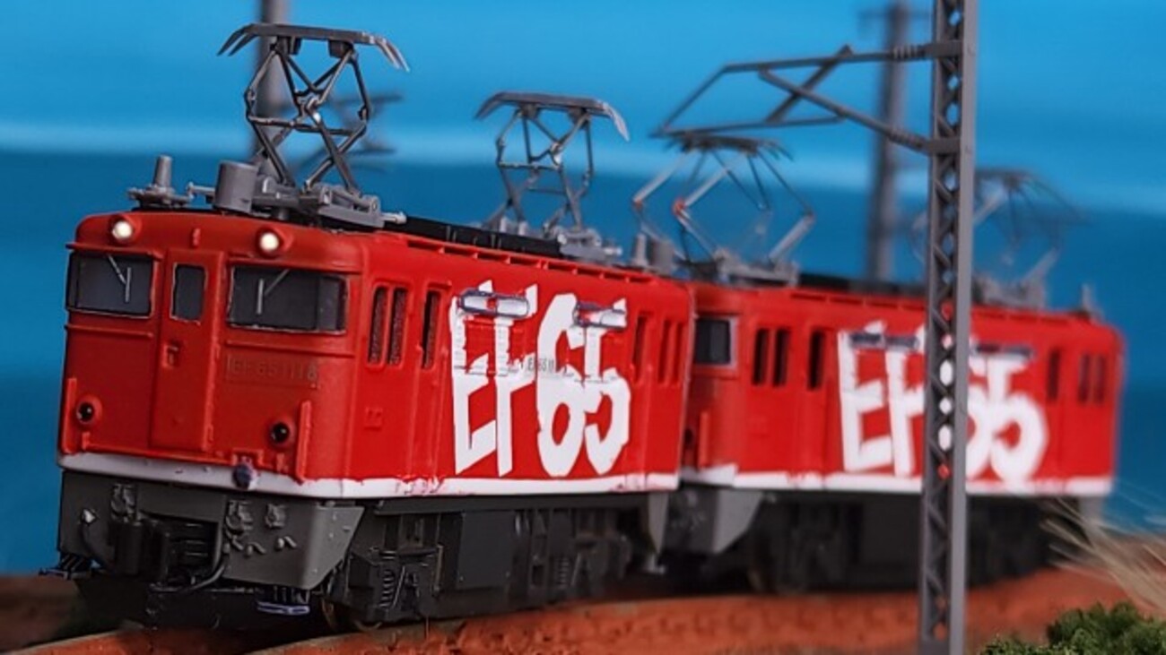 bトレ　EF65 レインボー　組み立て済み Yahoo!オークション -「ef65レインボー」(Bトレインショーティ