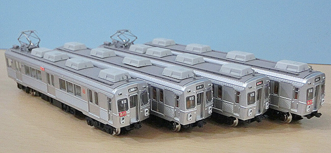 東急7200系 HO走行化改造済 （東急7200系＋αを作る（一回で完結編 