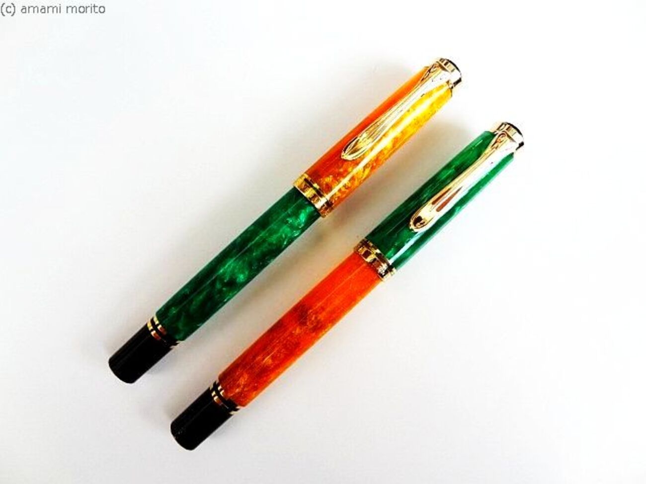 ミカン色のペン ペリカン万年筆スーベレーンM320 - 文具クエスト 