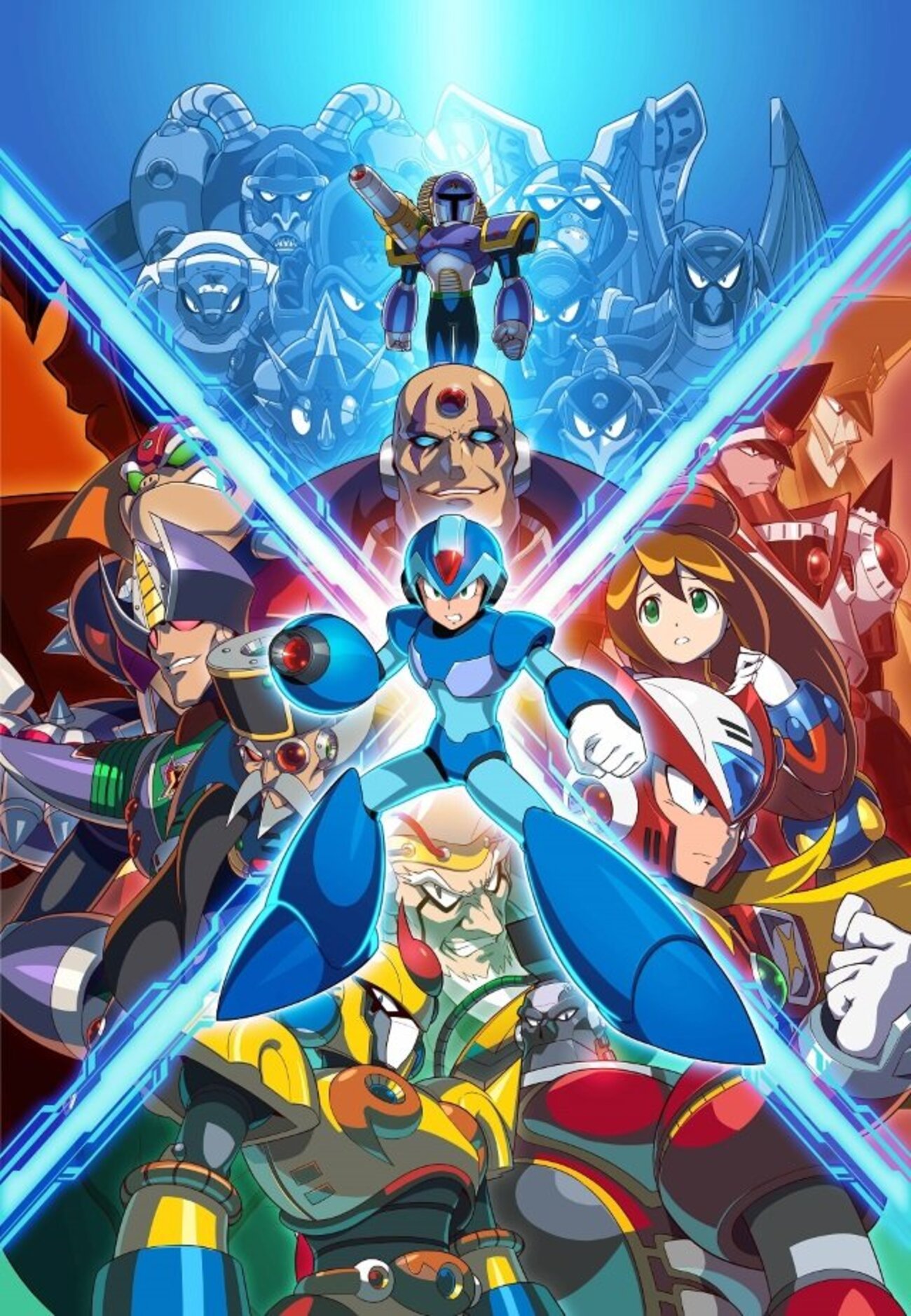 ロックマンx4〜8　コマンドミッションイレギュラーハンターx　ロックマン8セット backend=imagemagick;version=1;