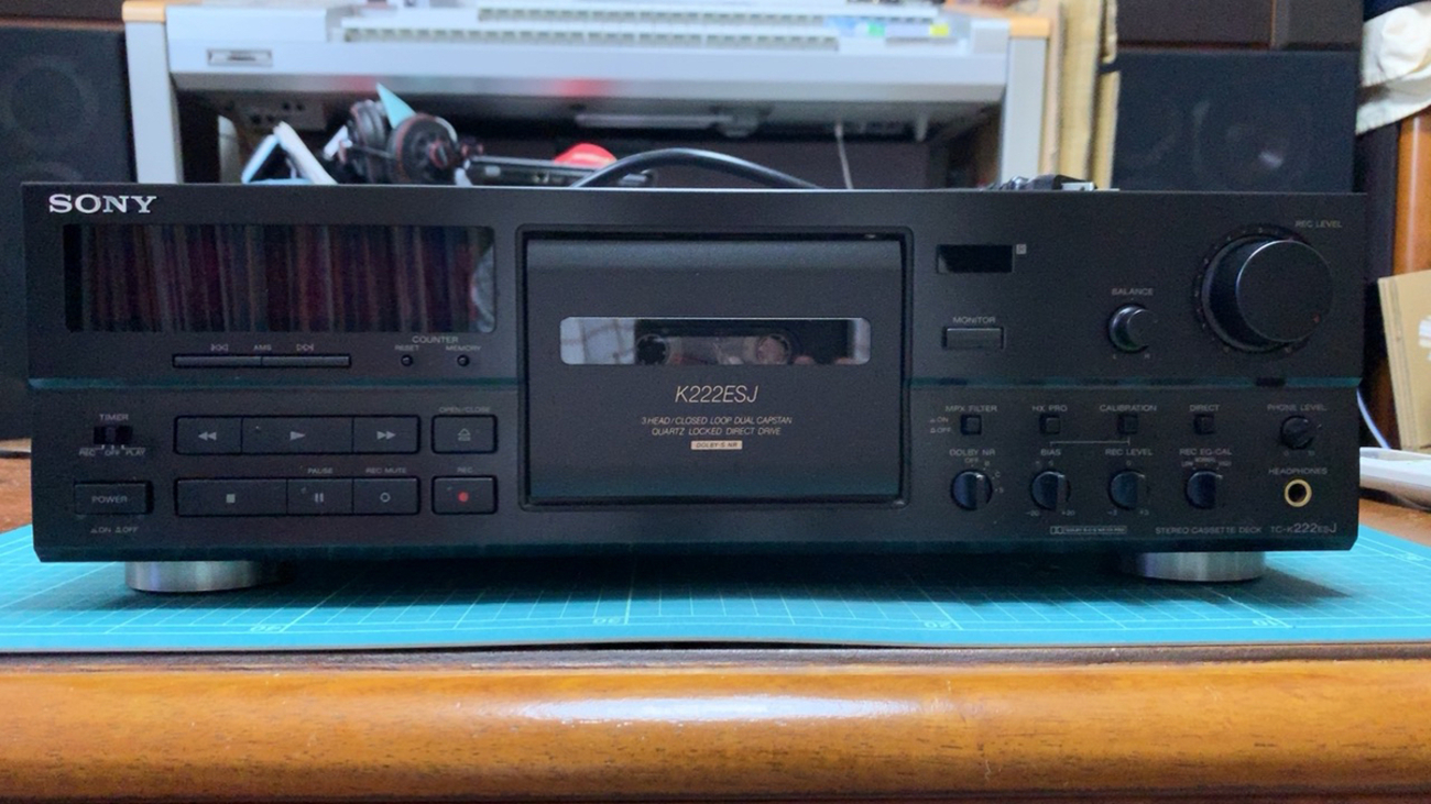 TC-K222ESJ SONY カセットデッキ ジャンク品（外観美品 取説付】SONY 