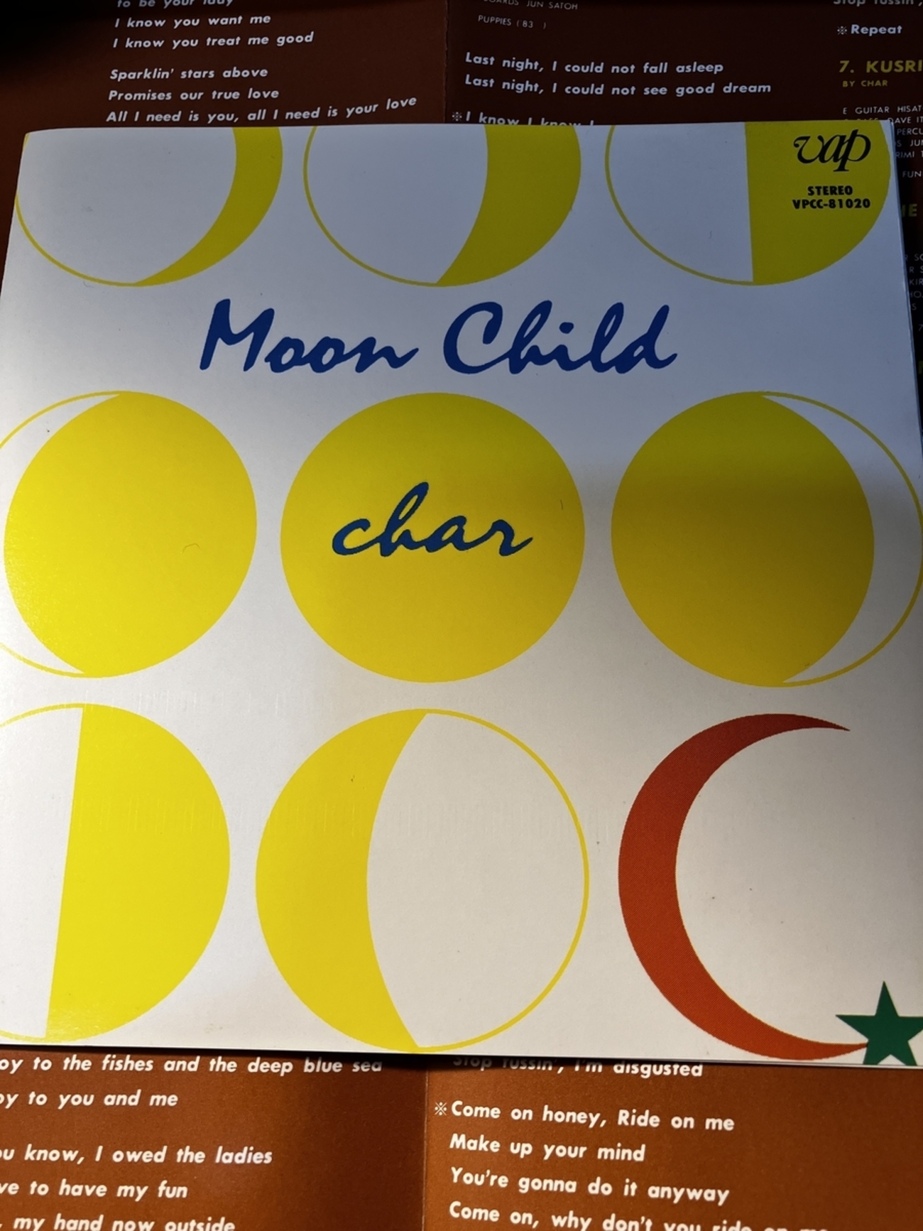 めちゃめちゃきいたアルバム その9 MOON CHILD/Char - けっきょくなに 