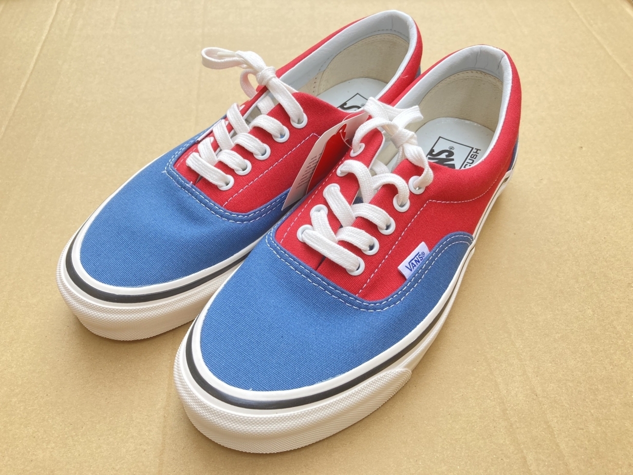 VANS】ERA95DX (アナハイムファクトリー) OG NAVY/OG RED (青/赤)を