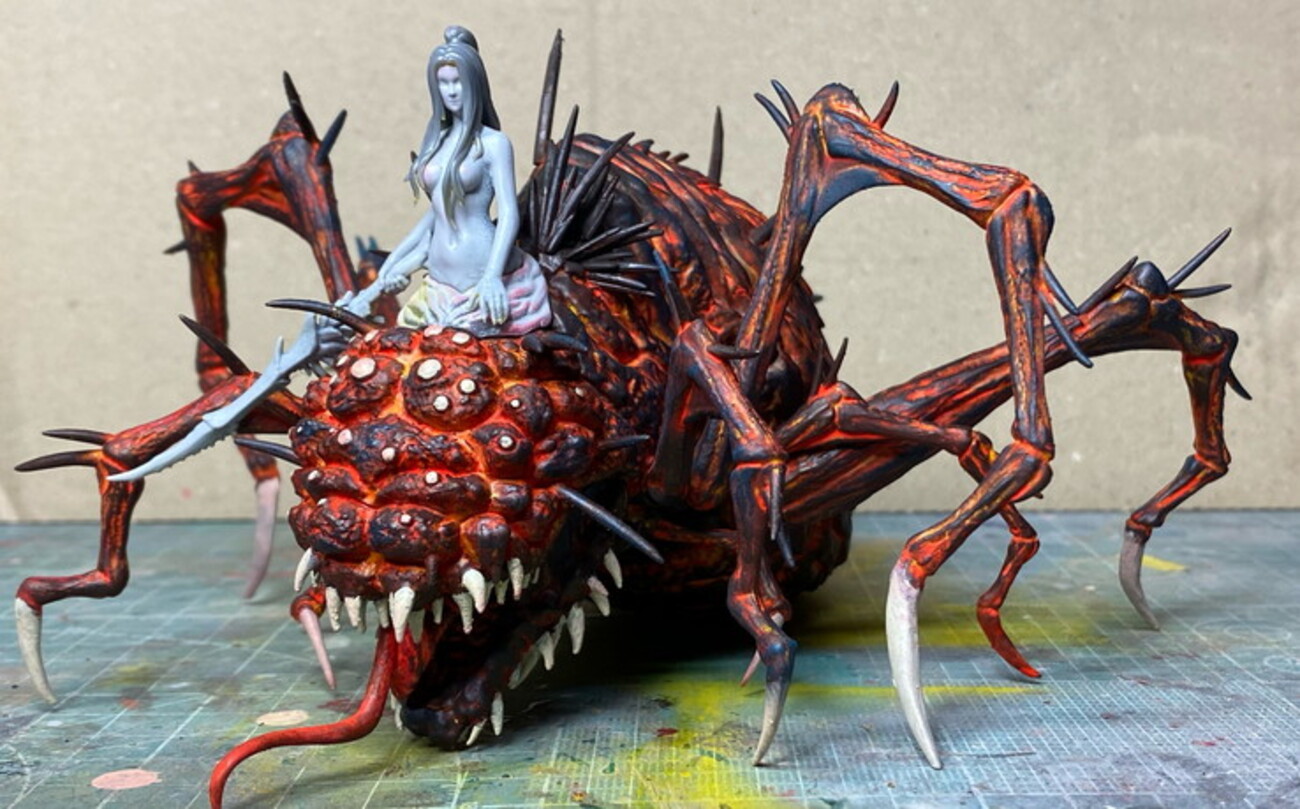 メガハウス 混沌の魔女クラーグ その2 - まだ、サフのまま。