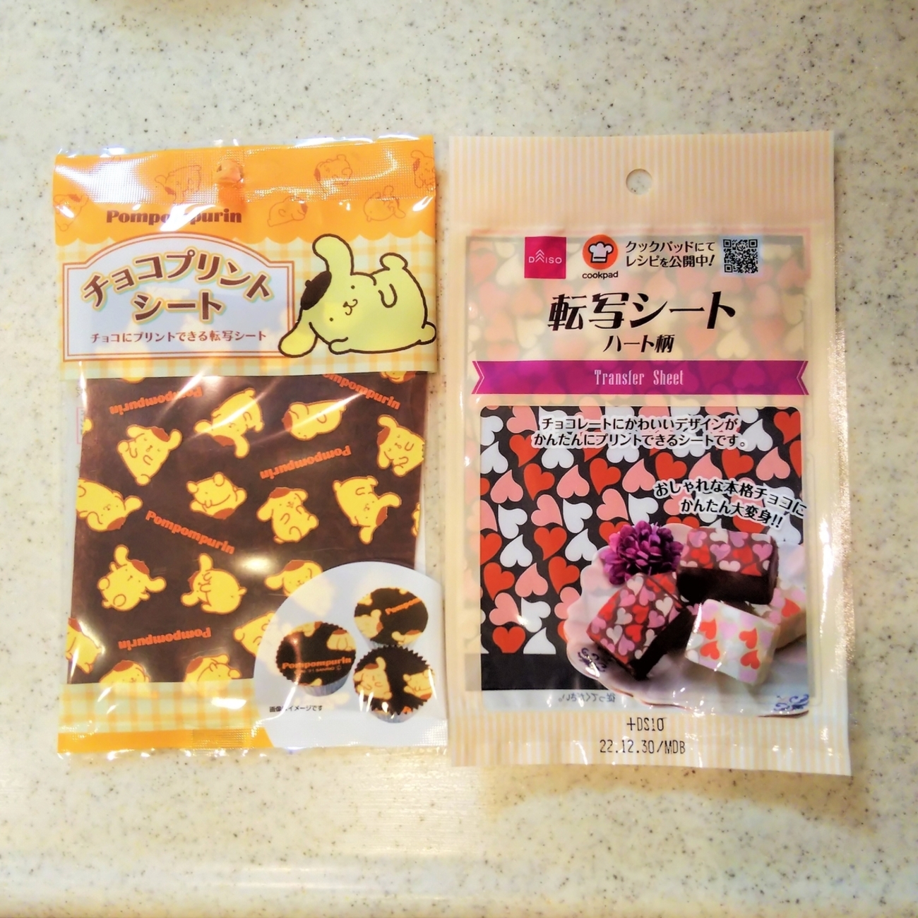 チョコレート用転写シートはクリームに直接転写できるのか試してみた 