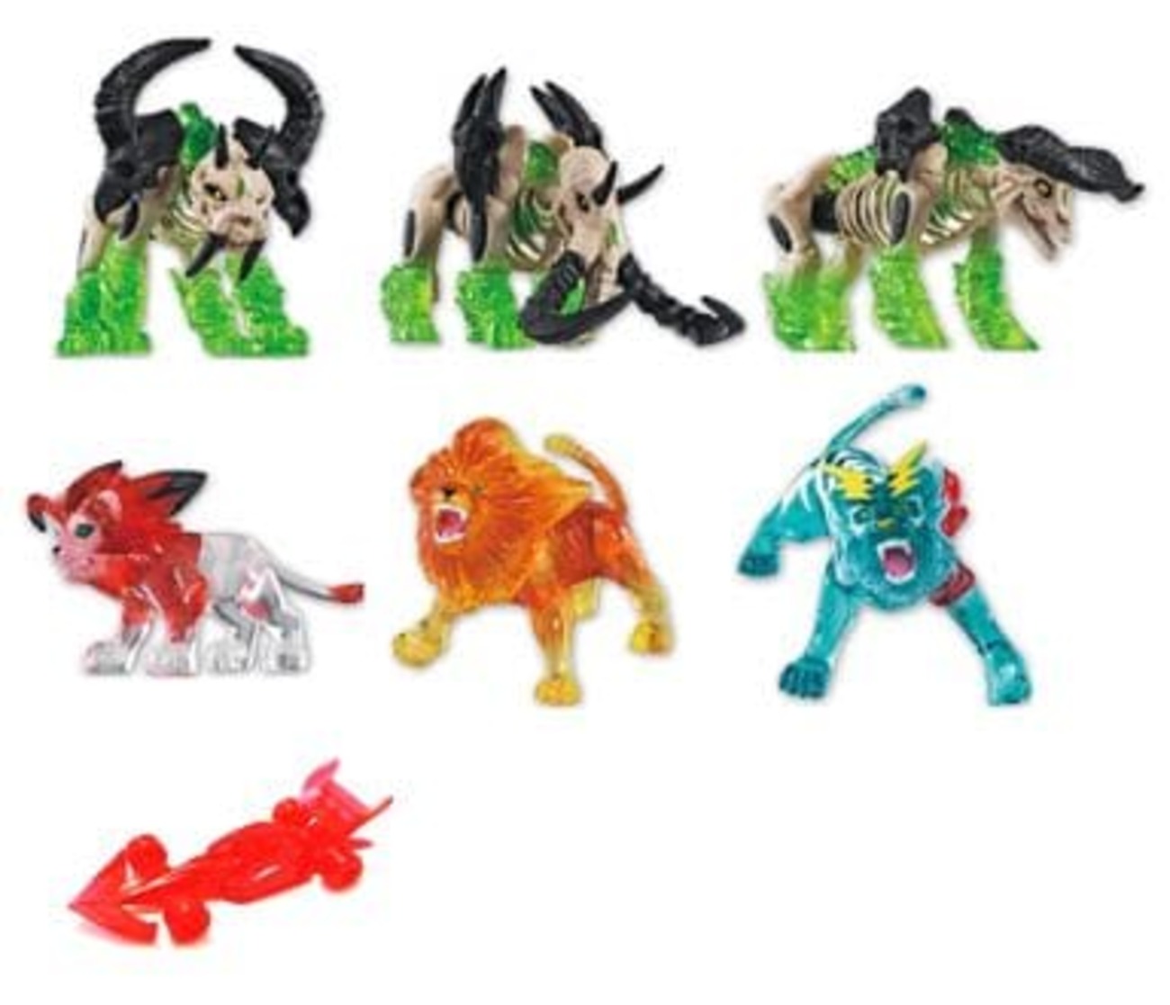 百獣大戦グレートアニマルカイザーゴッド闘獣録3全8種コンプセット