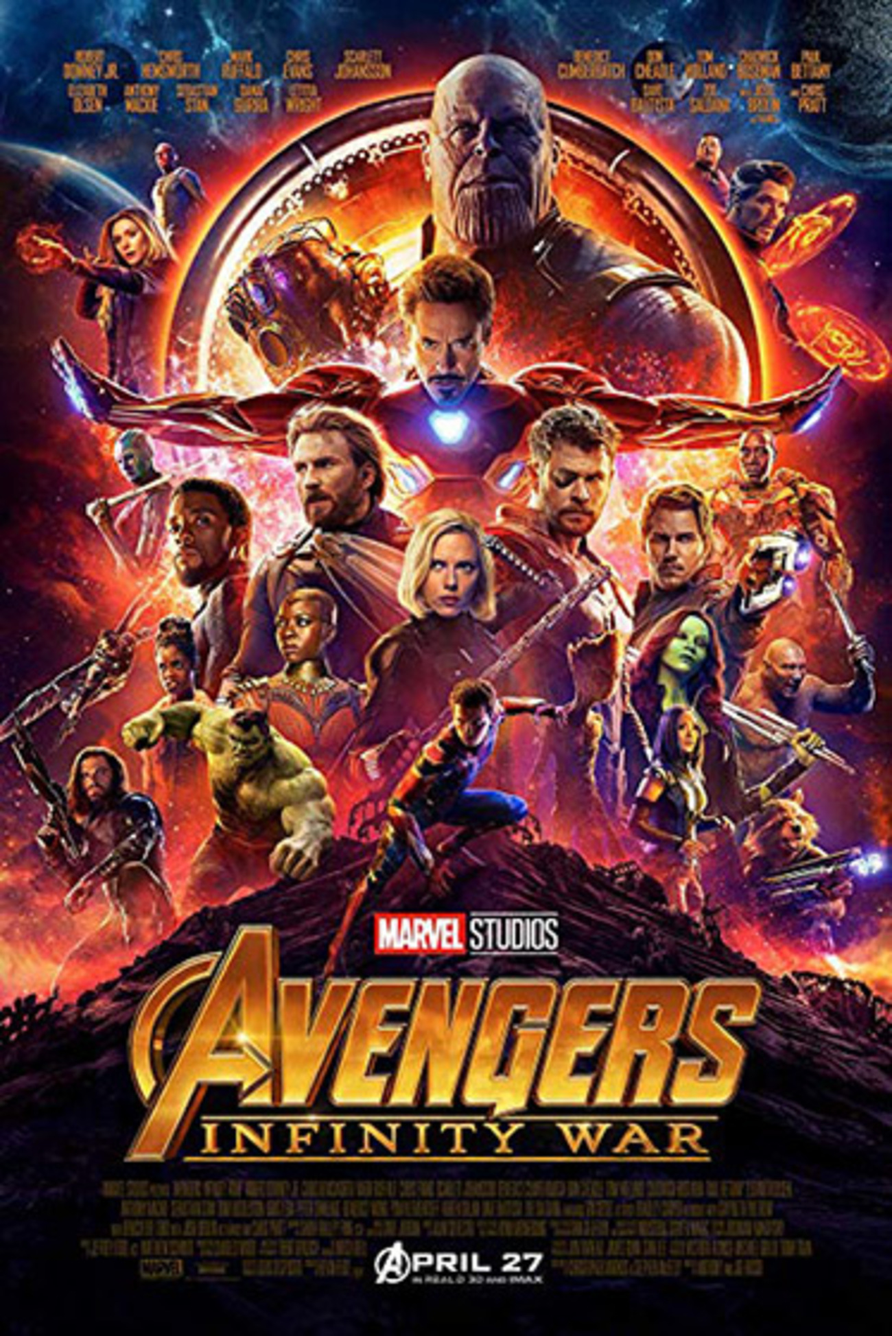 アベンジャーズ/インフィニティ・ウォー《必然的にこうなったポスター 