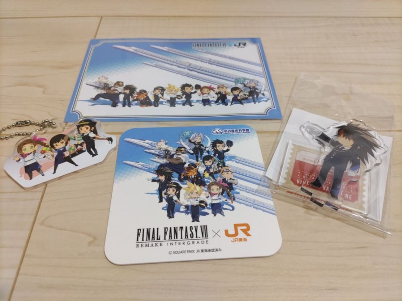 日本販売店 ファイナルファンタジー7 JR東海 ザックス 缶バッジ 70点 