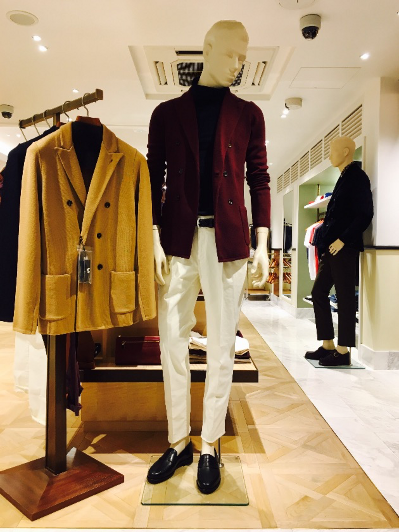 欲しいもの〜 LARDINI ニットジャケット ボルドー〜 - クラシコ