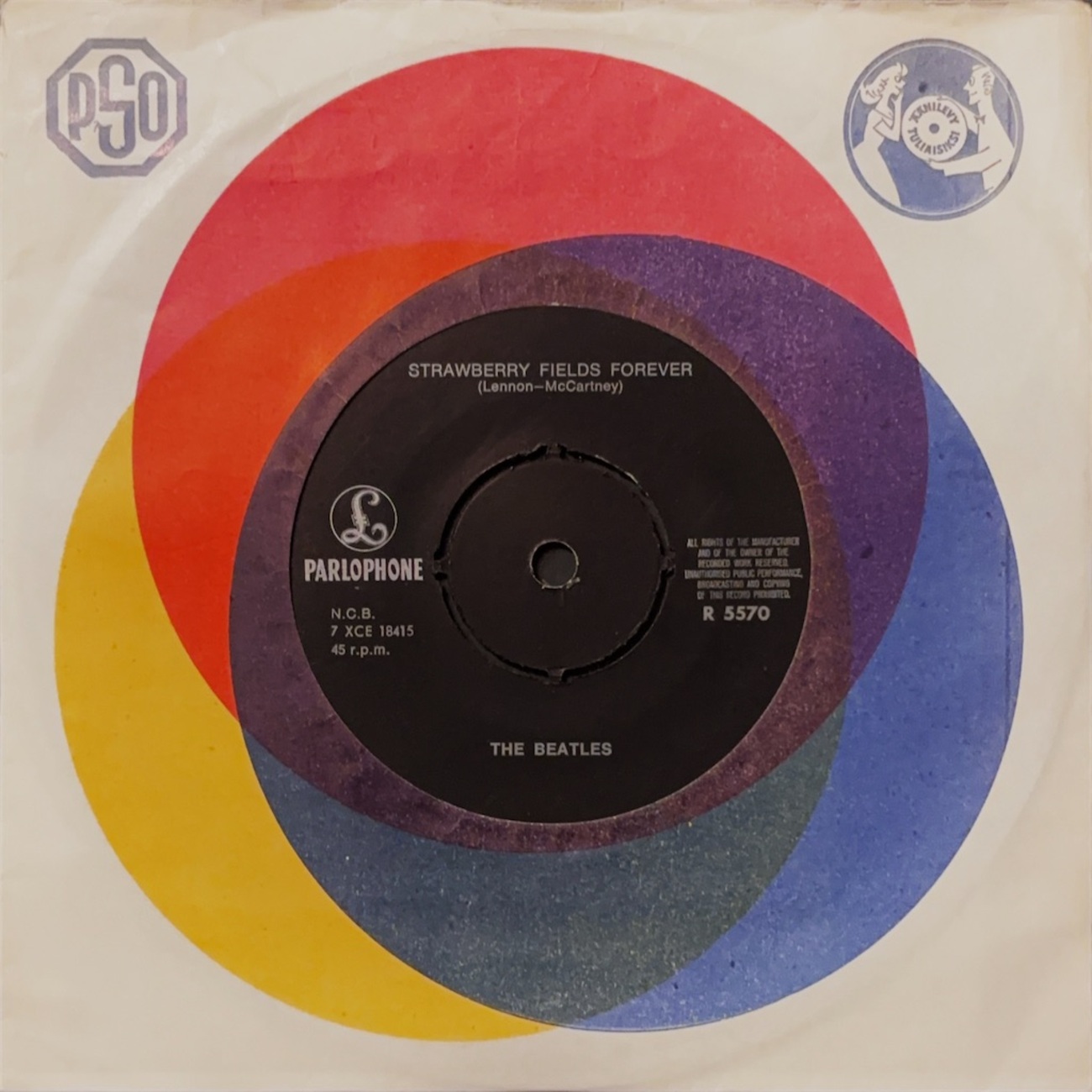 Strawberry Fields Forever / Penny Lane / The Beatles【フィンランド 