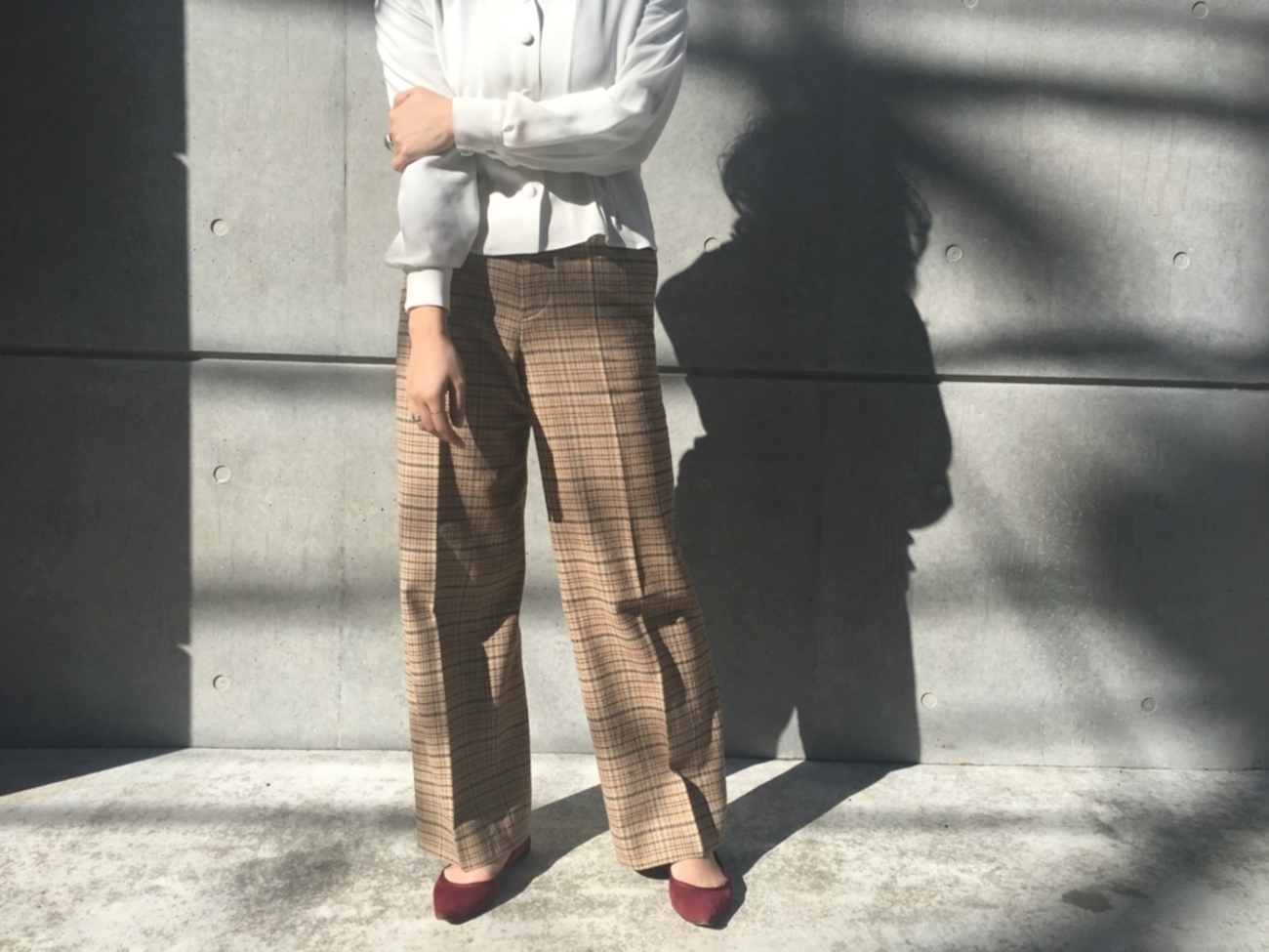 AURALEE】SILK SUMMER TWEED WIDE SLACKS & SLIT SKIRT - Burnish SHOP