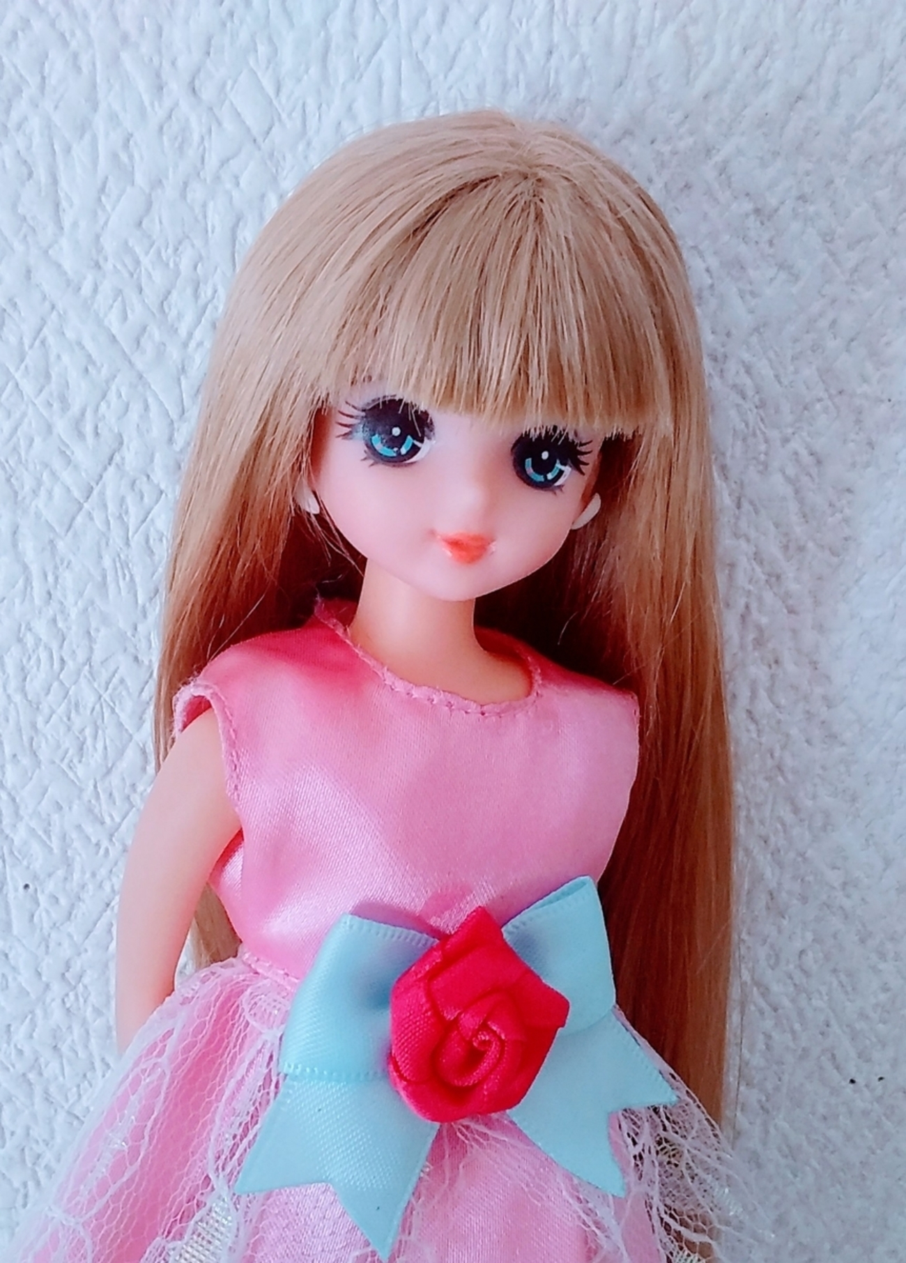 テディなウイユちゃん　ブライス　リカちゃん　お友達　ぬいぐるみ　編みぐるみ 後編リカちゃん】セリア購入品｜ブライス着せかえ｜着回しコーデ