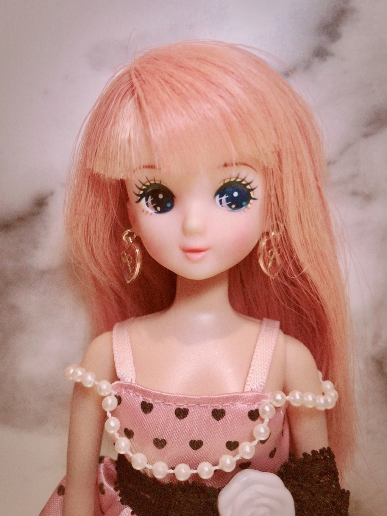 リカちゃん　雛人形（リメイク品）　雪洞付き リカちゃん 雛人形（リメイク品） 雪洞付き