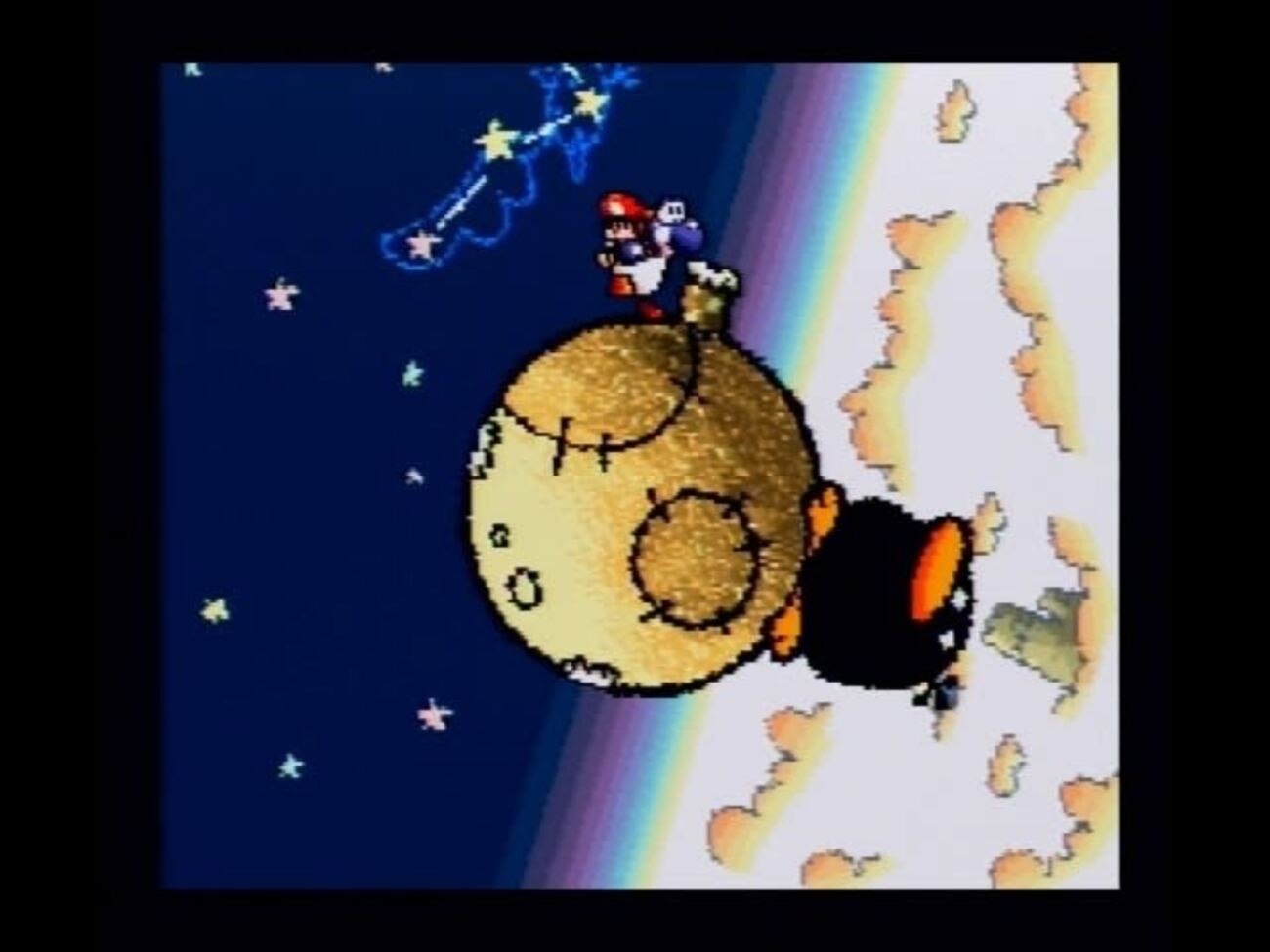初めてのヨッシーアイランド　５－８　ビッグキューちゃんの城 - ottoレトロゲームと日常