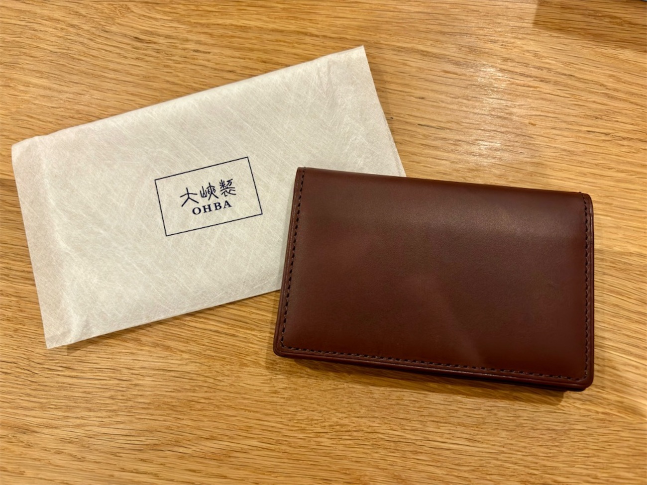 大峡製鞄の名刺入れ。 - 365日をJ棟で
