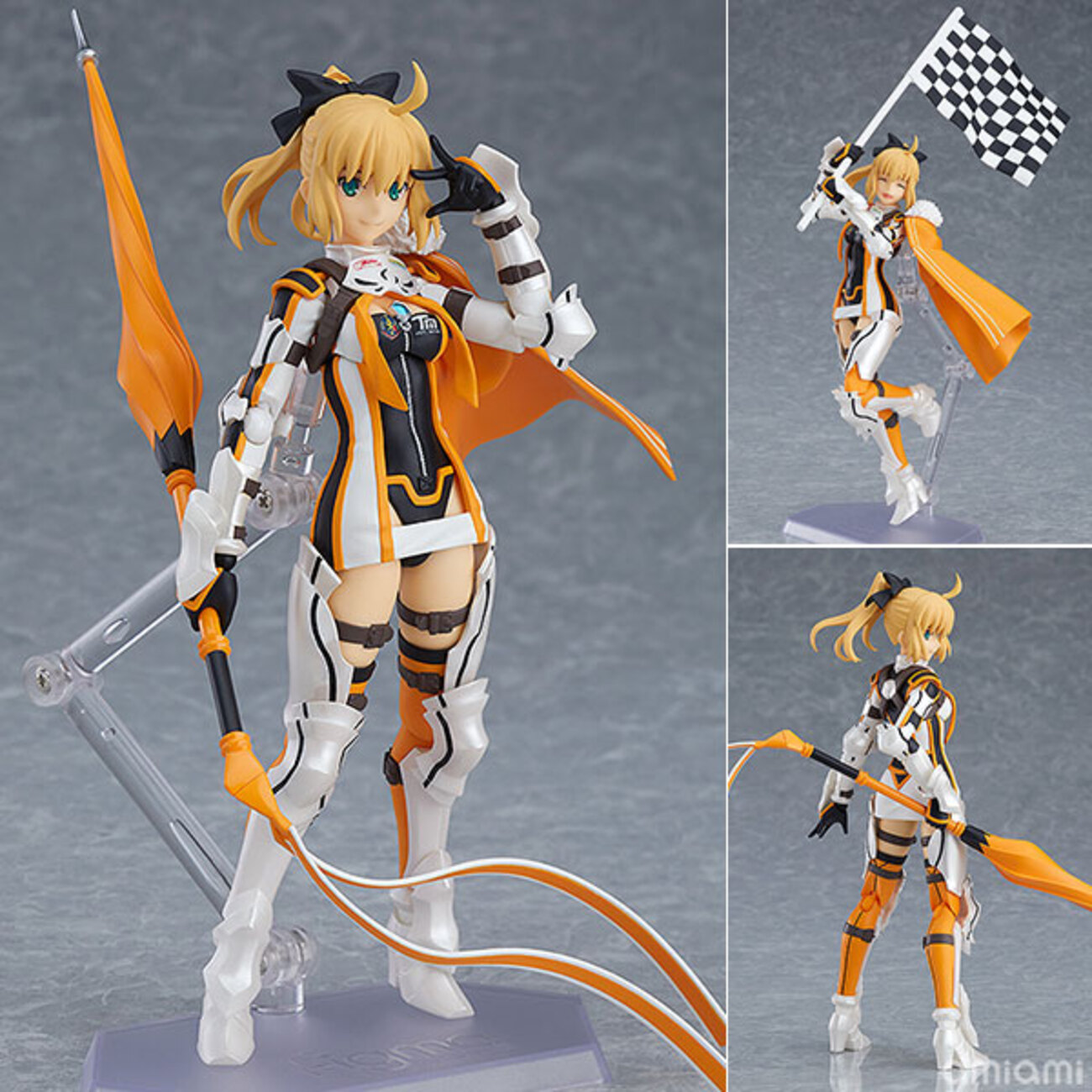 FGOFate 巴御前可動カラーレジンフィギュア完成済みジャンク品 