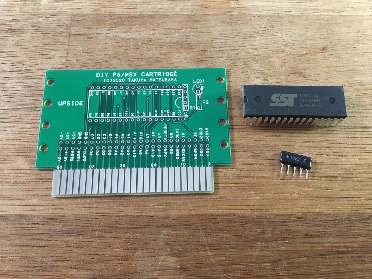 マグネチックフィールド PC-6001用 PC-6001用カートリッジ基板の自作（組み立て編） - takuya