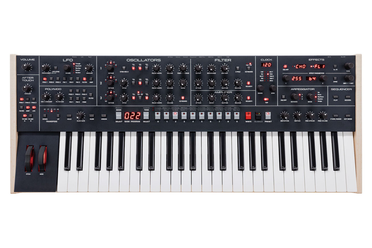 SEQUENTIAL Trigon-6 レビュー：6ボイス＋3VCO＋ラダー・フィルターを 