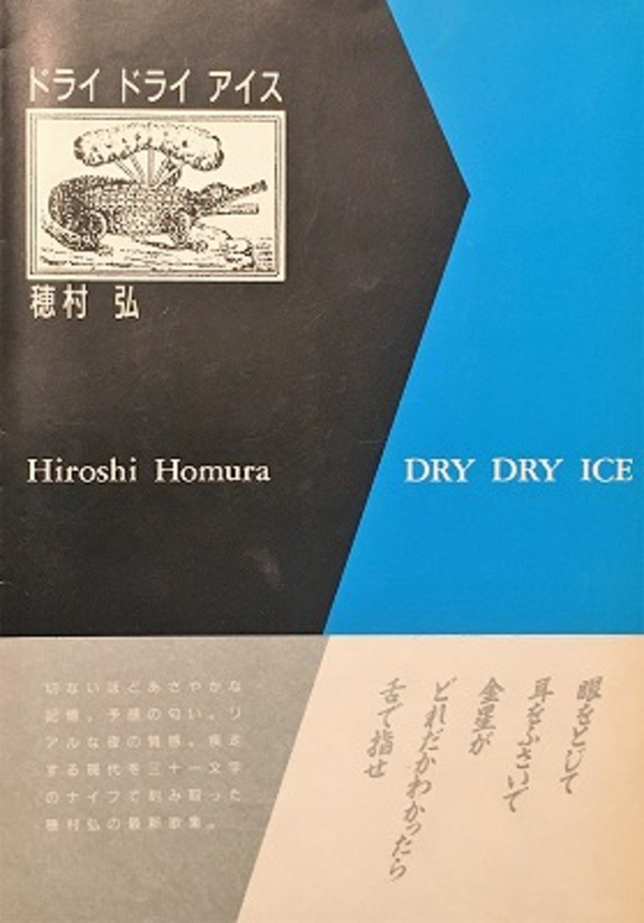 穂村弘　ドライドライアイス　歌集 ドライドライアイス」穂村弘 | Frobergue online store