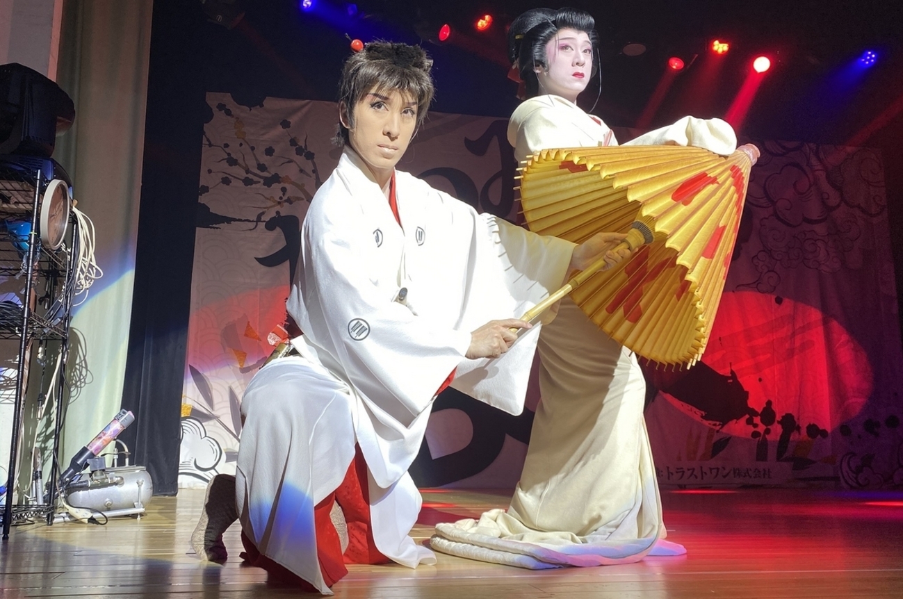 け*た様 大衆演劇　鬘　つかみたて たつみ演劇BOX】華やかなステージ 篠原演芸場11月公演＃3