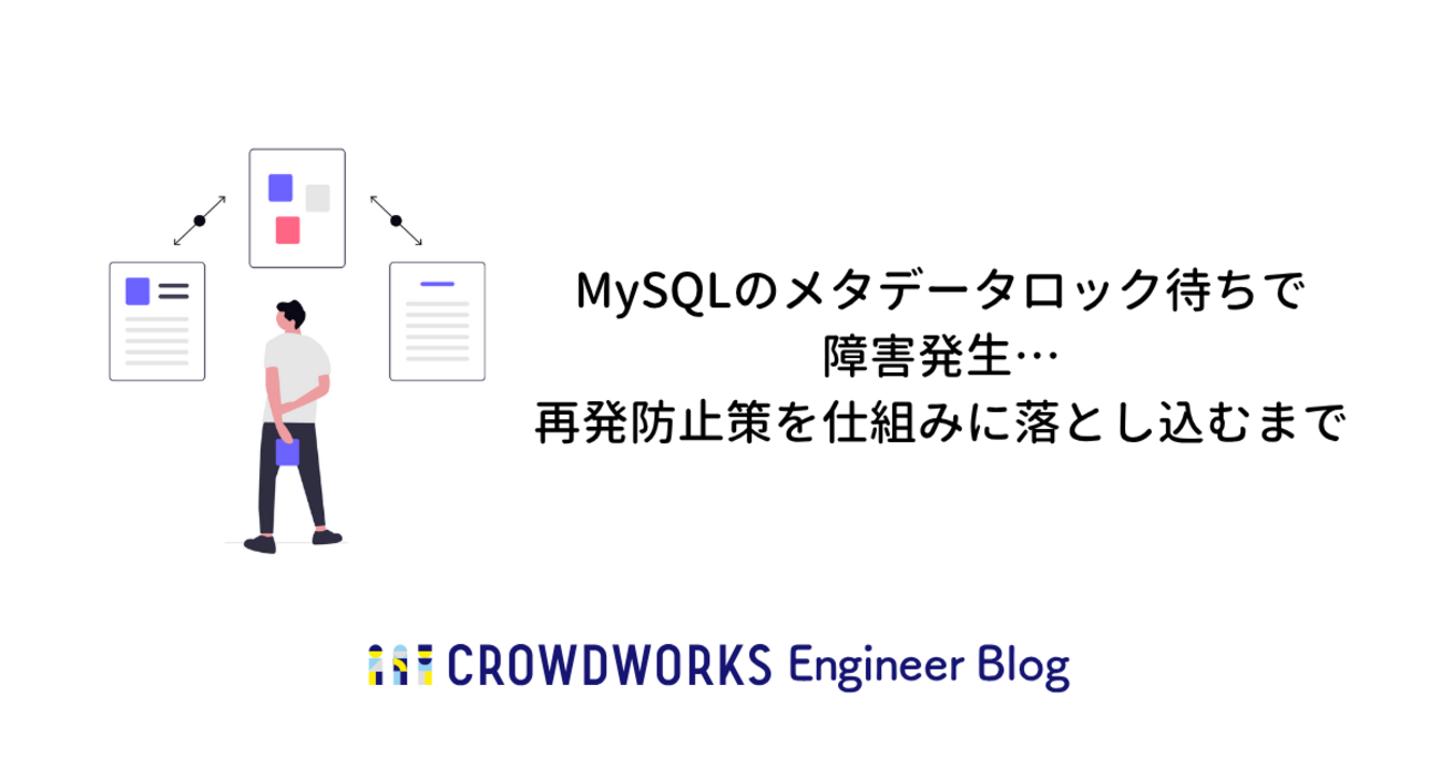 MySQLのメタデータロック待ちで障害発生…再発防止策を仕組みに落とし込むまで | クラウドワークス エンジニアブログ