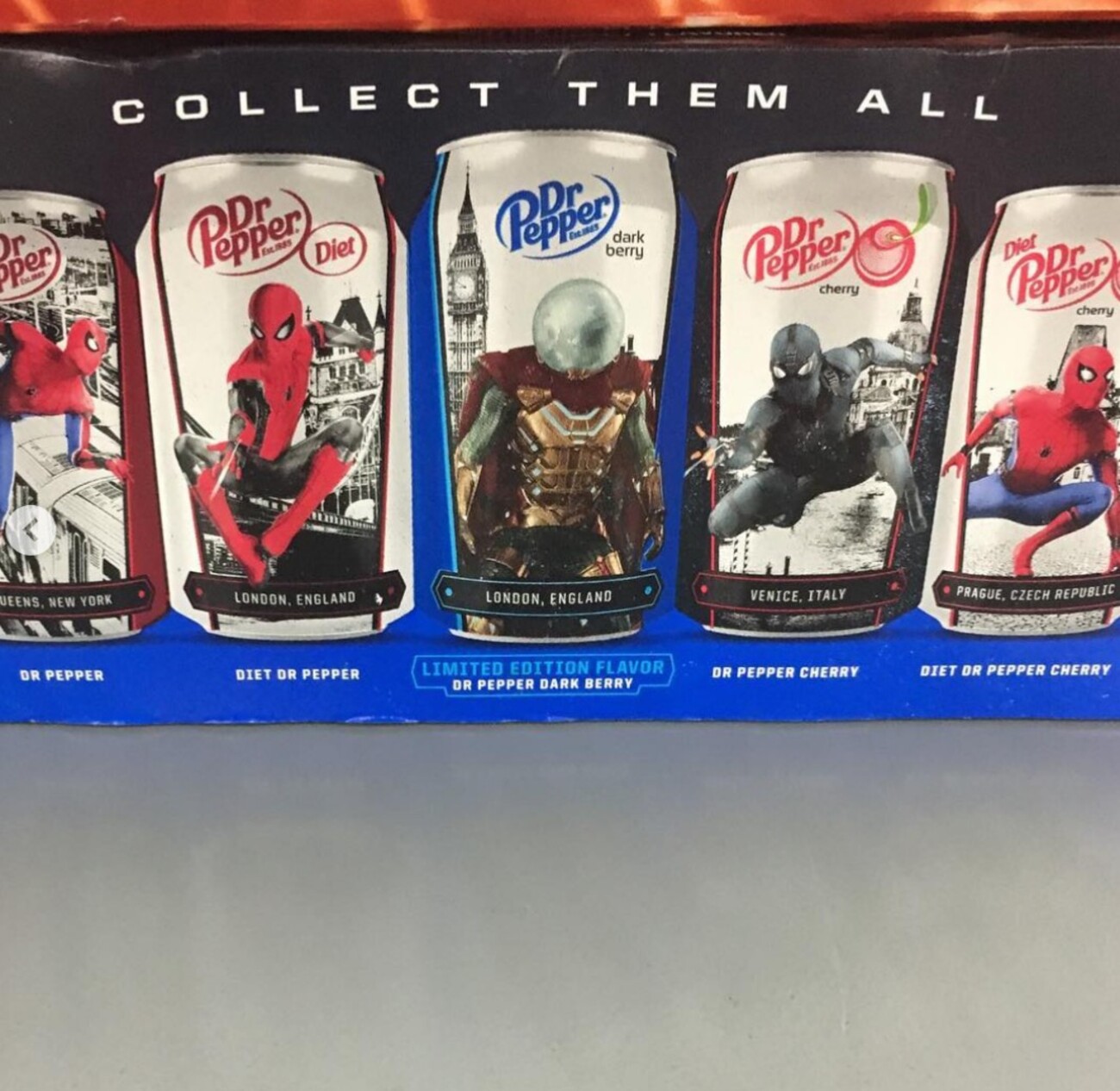 スパイダーマン:ファー・フロム・ホーム ドクター・ペッパー アルミ缶 通常スーツ スパイダーマン:ファー・フロム・ホーム ドクター・ペッパー