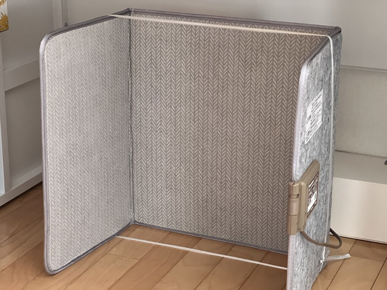 Panasonic パナソニック DC-PKD4-H グレー デスクヒーター パネル