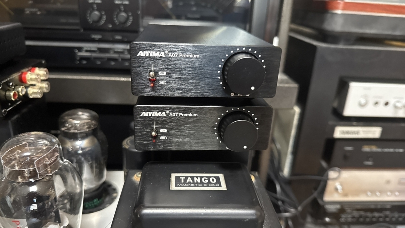Aiyima A07 Premium パワーアンプ 電源アダプター付き AIYIMA A07 Premiumを左右独立で聴く - 羽田電器産業 ステレオ事業部