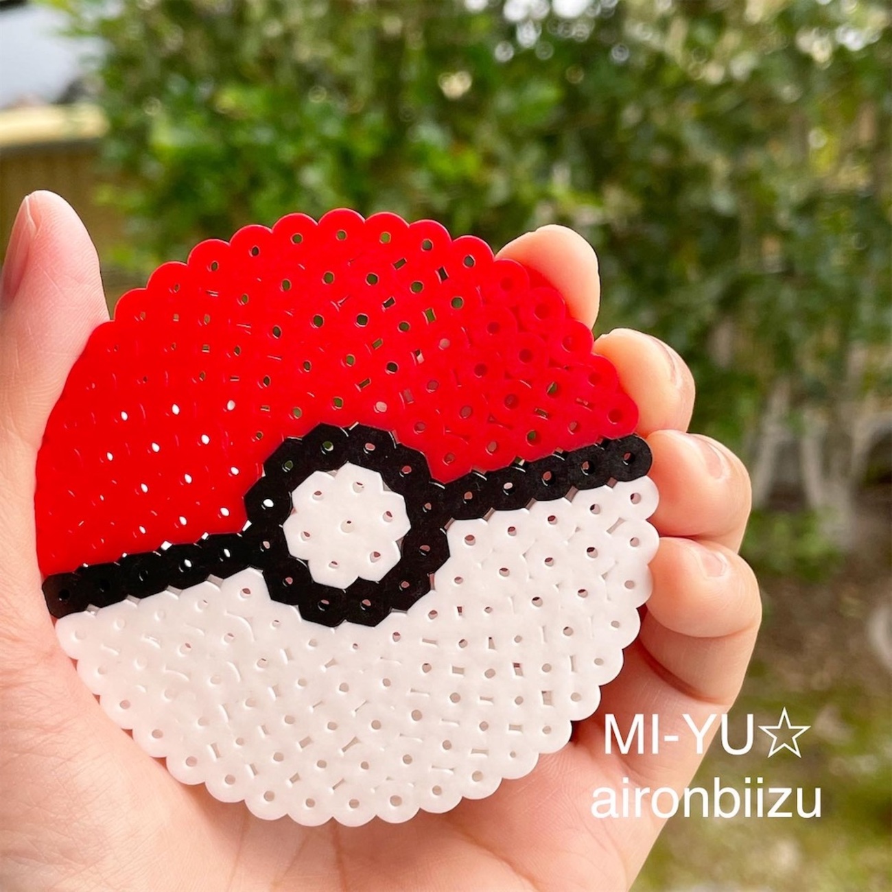 アイロンビーズ図案 モンスターボール ポケモン - MI-YU☆のアイロン 