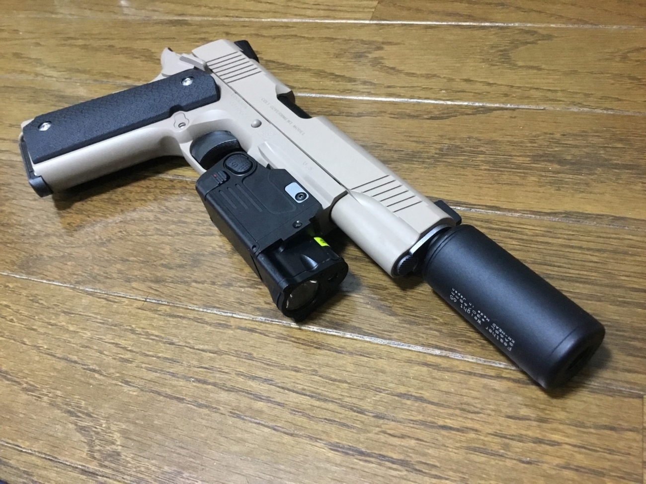CQB向けM45を作りかけてる（マズルアタッチメント編