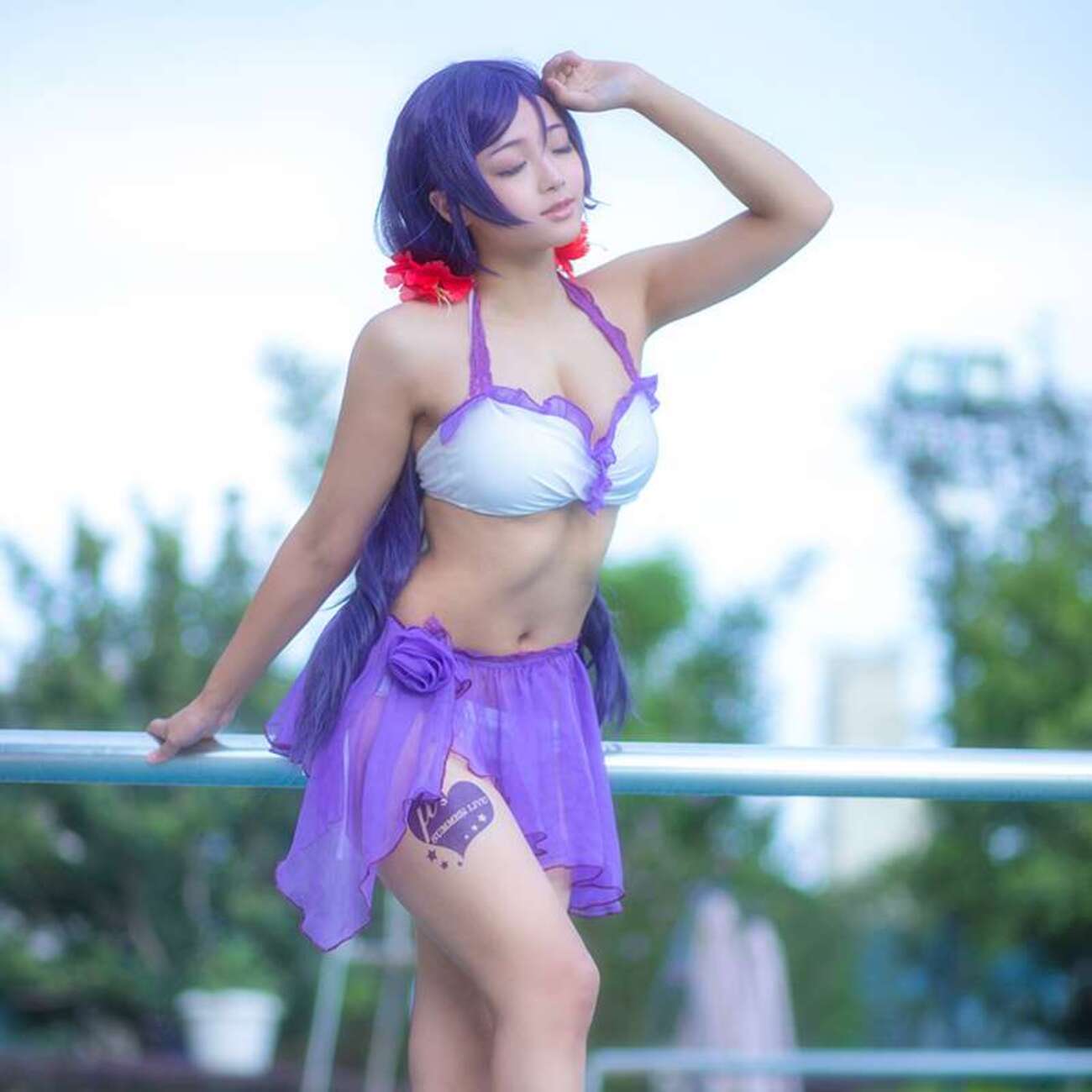 ラブライブ 東條希 くじ引き堂 水着 コスプレ ラブライブ！ くじ引き堂 東條希 コスプレ衣装 μ's 水着 - Costowns