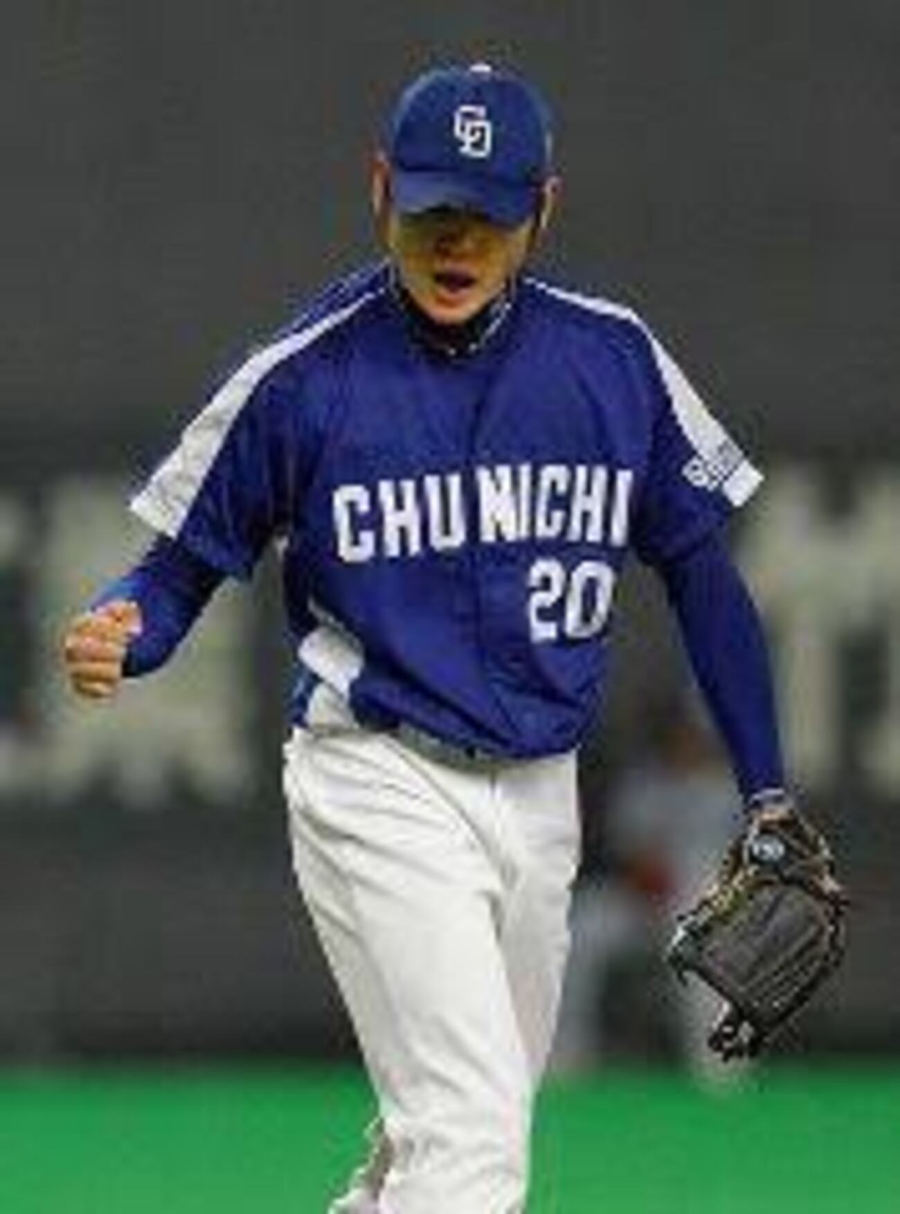 中日ドラゴンズ 中田賢一選手 ユニフォーム いきり立ち