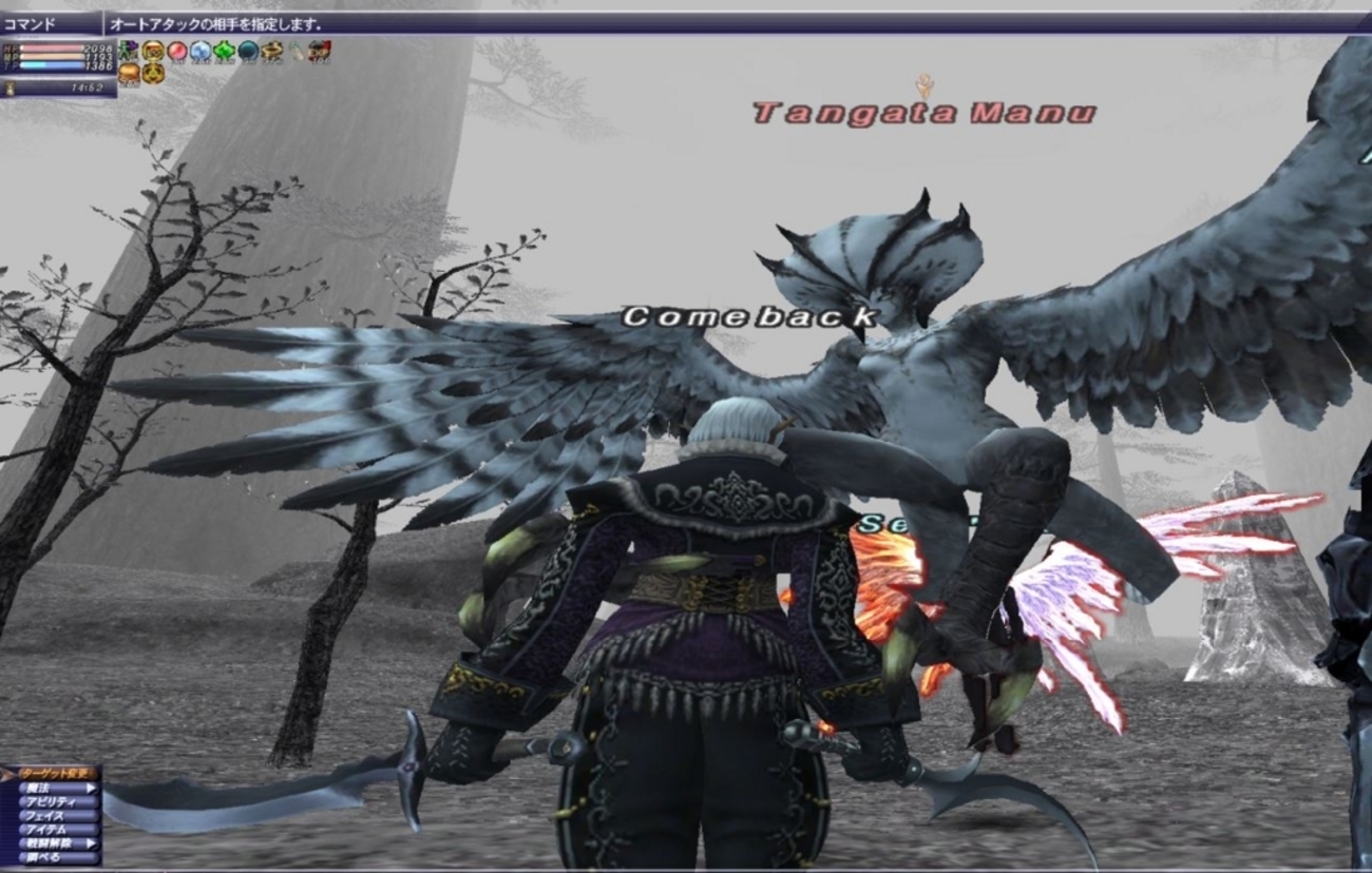 ギアスフェットNM エスカ-ジダstep1 「Tangata Manu(たんがたまぬ)」攻略！ ソロ＋フェイス - Return to the FF11  ！！