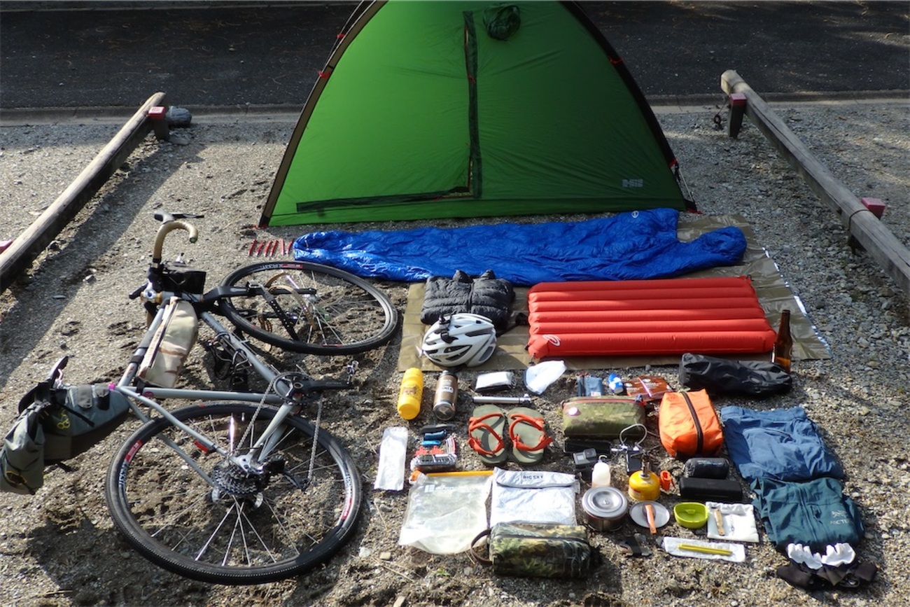 2020 夏至バイクパッキングの荷物リスト - Play! Bike! Camp! バイク 