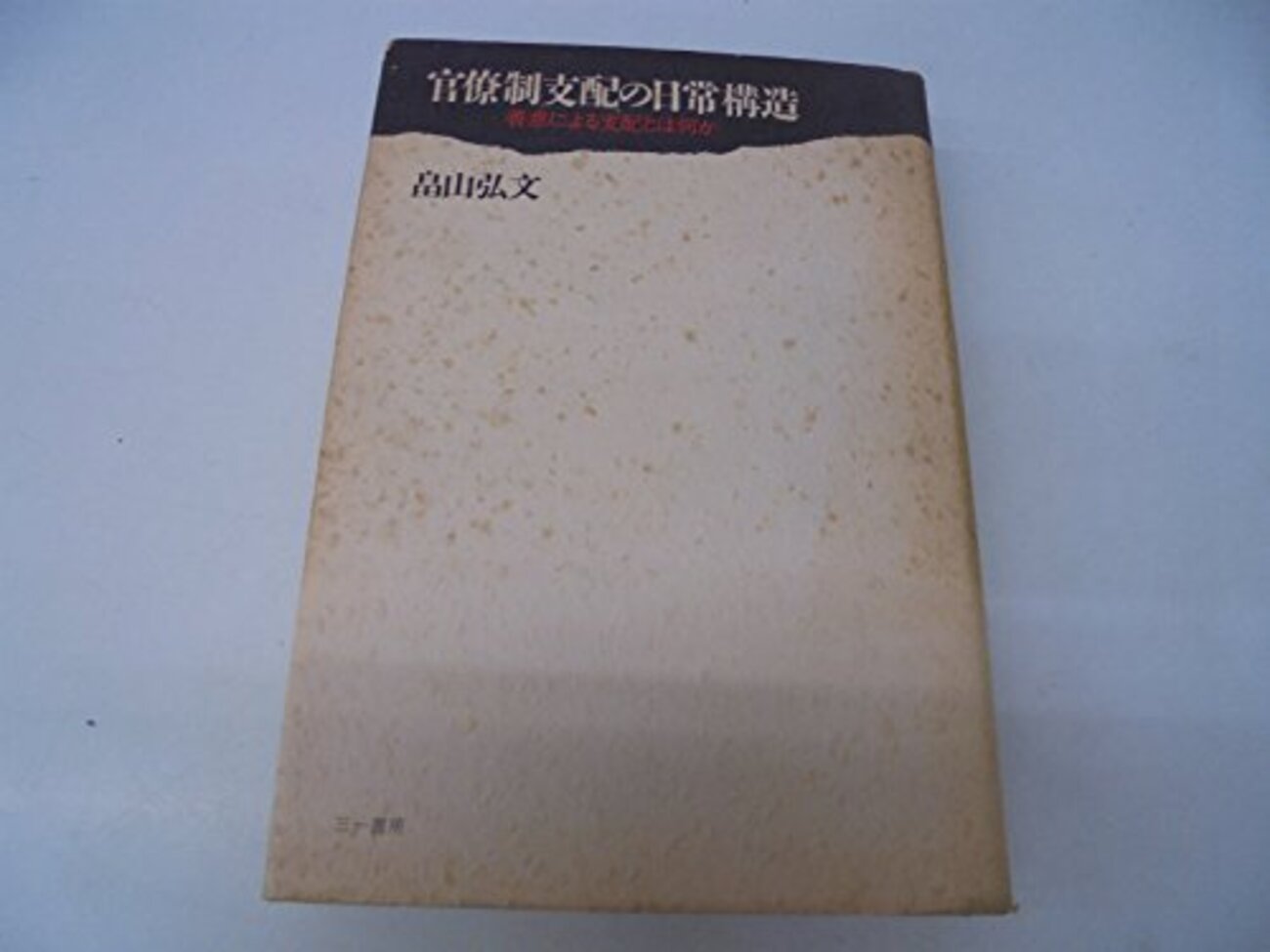官僚制支配の日常構造―善意による支配とは何か お買いもの：畠山弘文（1989）『官僚制支配の日常構造：善意による支配
