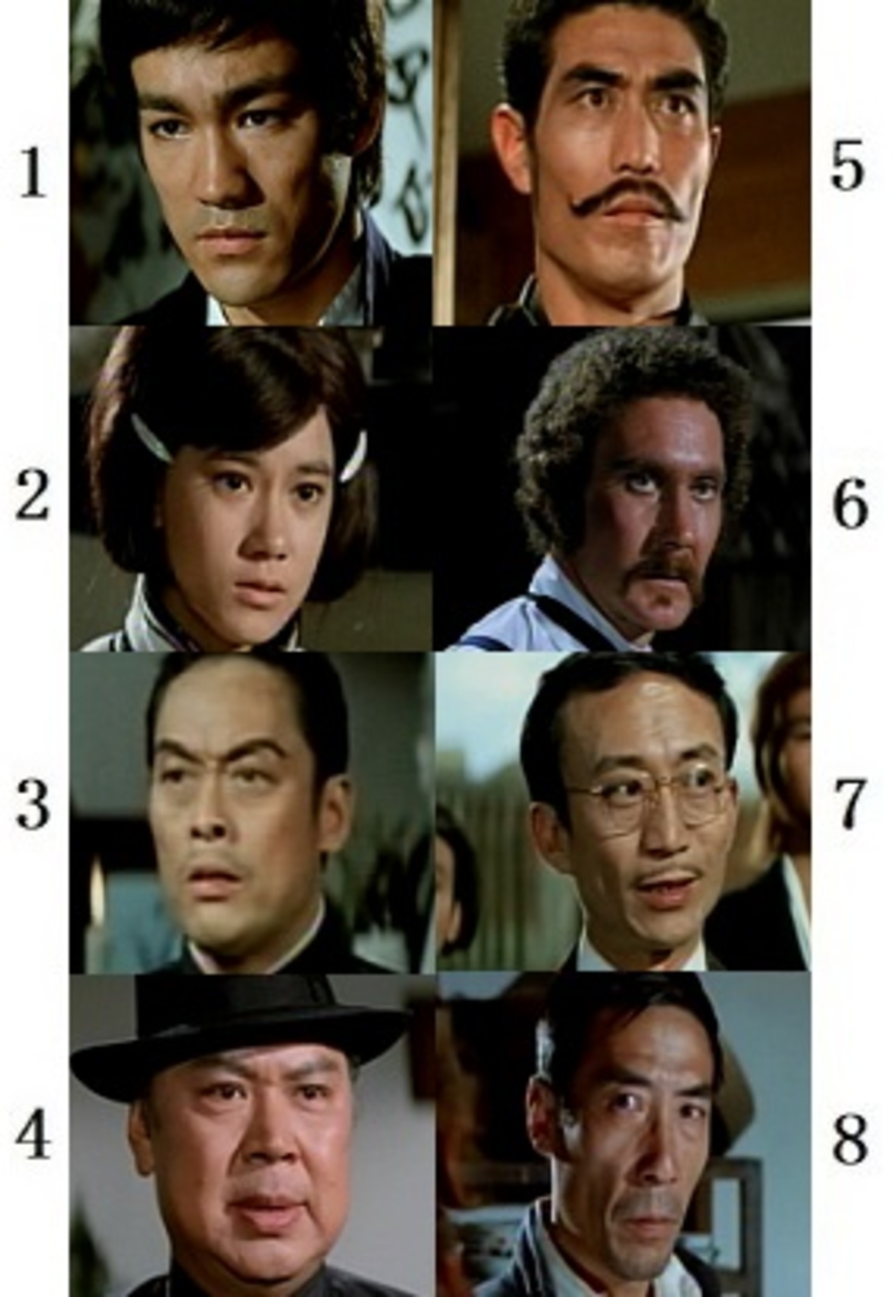なつかし香港映画：『ドラゴン怒りの鉄拳』（1972年）「主な出演者」と 