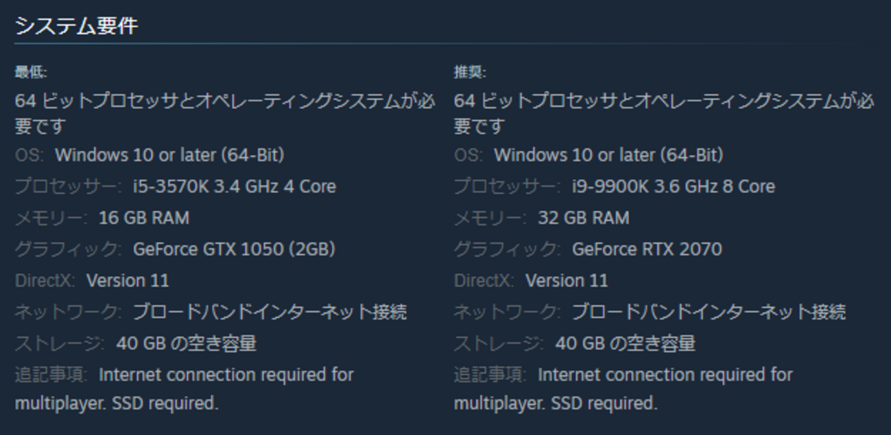 デスクトップPC 20コア16GB SSD250G パルワールドできます。 パルワールドに必要なスペックとおすすめのゲーミングPCも紹介
