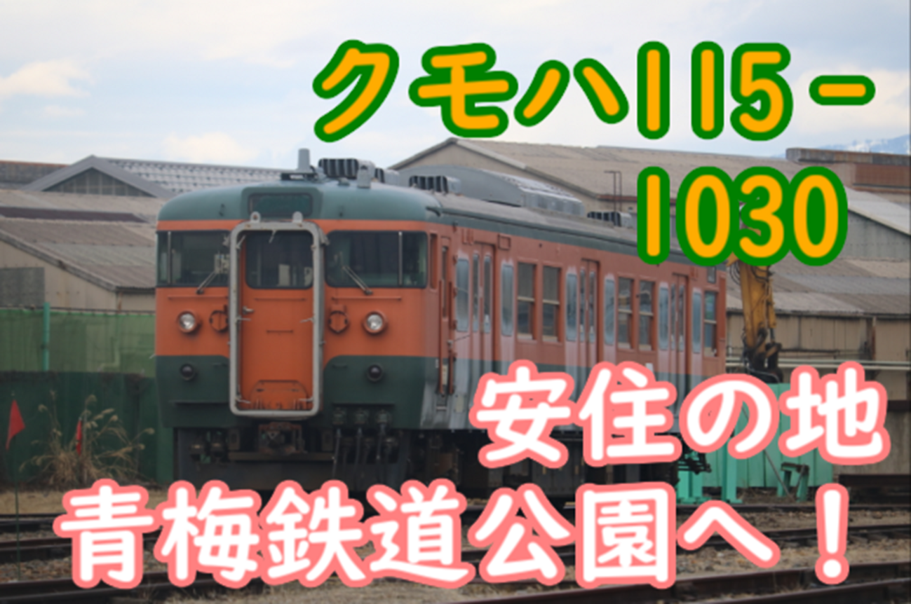 祝！115系 クモハ115‐1030 青梅鉄道公園へ！保存の会騒動など