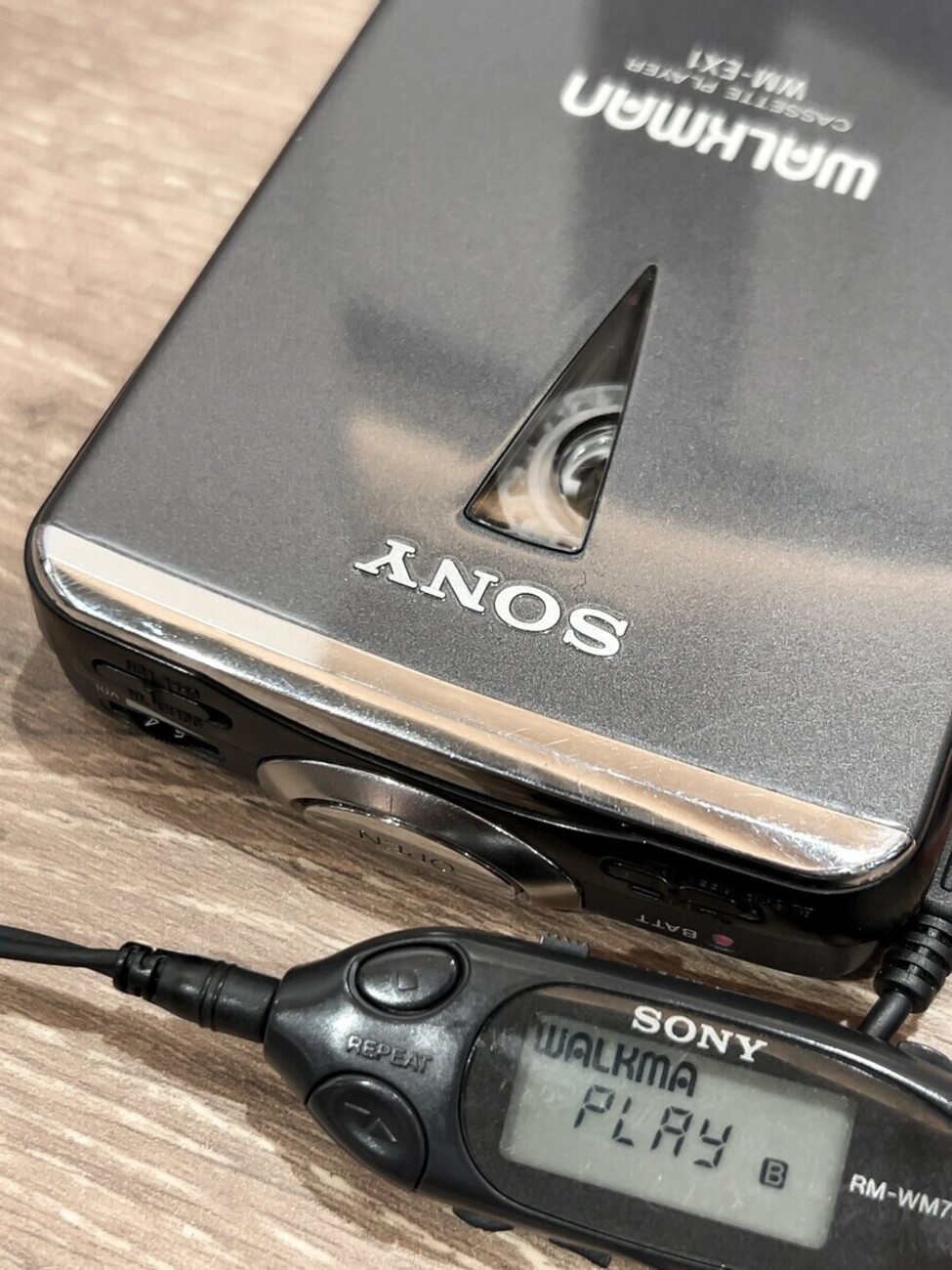 SONY カセットウォークマン WM-EX1 整備品 良き リモコンイヤホン付き