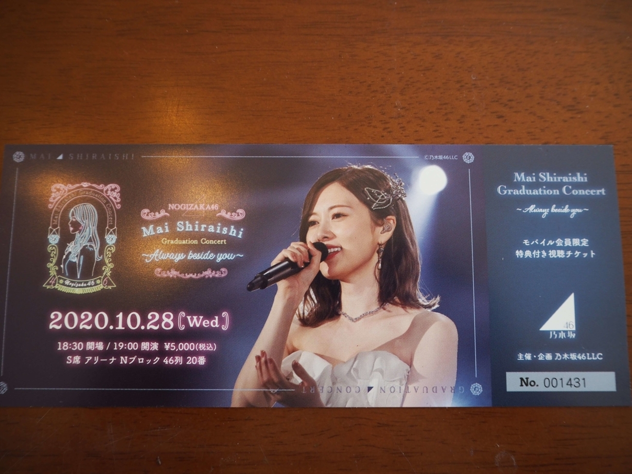 レポ〗白石麻衣の卒業配信ライブと都内の聖地・開演時の大混乱・健気 