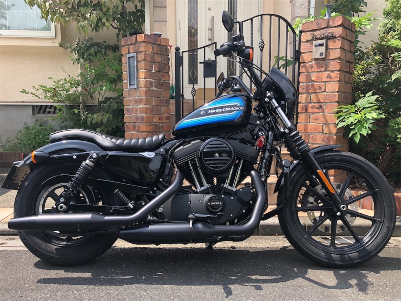 SPORTSTER IRON 1200 にハーレーダビッドソン純正デタッチャブル 