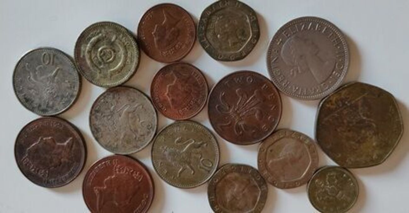 外貨資産「イギリスポンド」家にあったコイン等 - 「還暦プラス」アウトドア旅行&日常備忘録