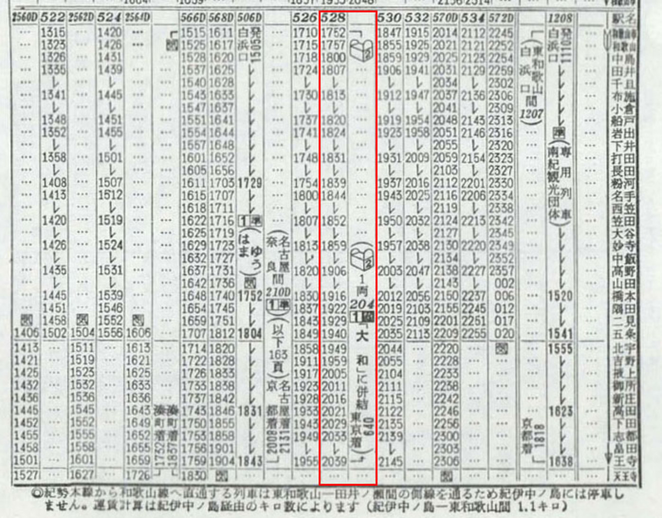 和歌山市駅発 東京行 - 天鉄局NB運転区