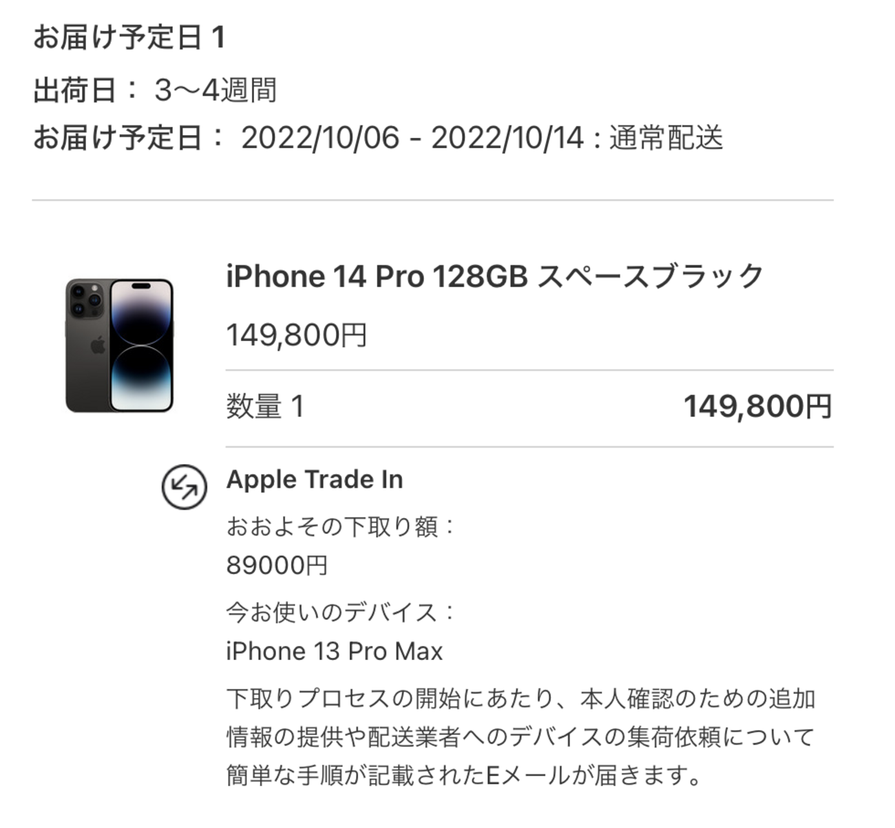 iPhone14Pro 下取り利用・・・ - さがの日々